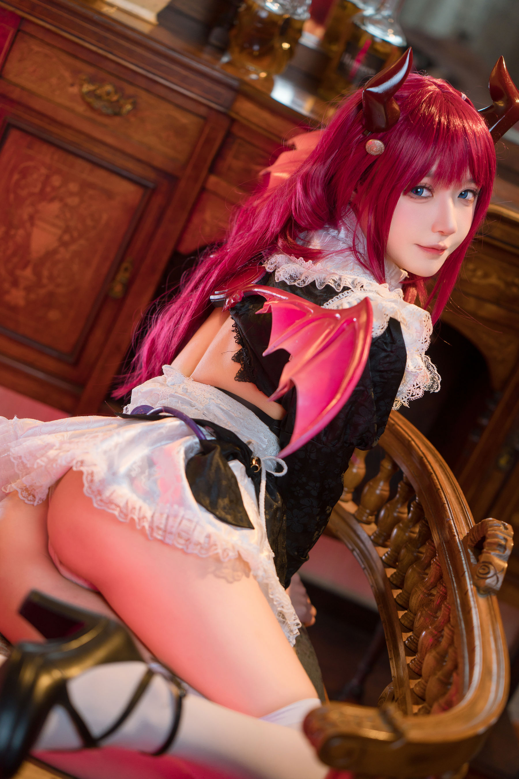[福利COS] 动漫博主阿包也是兔娘 - 莉莉娅女仆