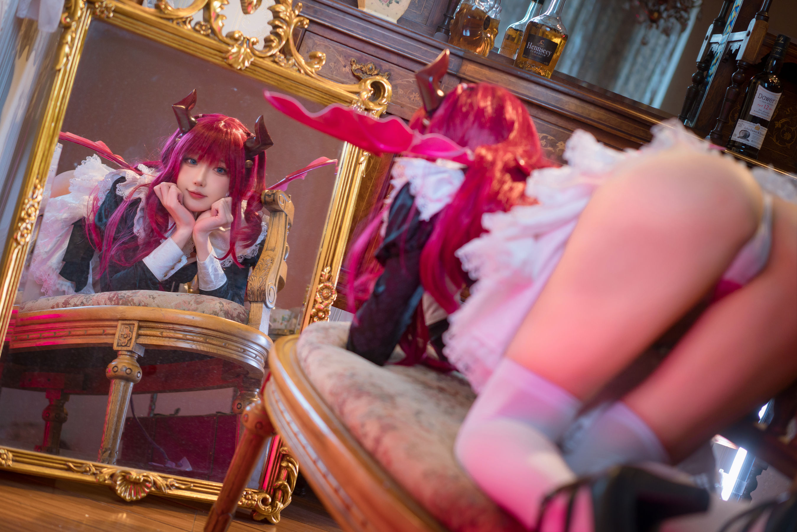 [福利COS] 动漫博主阿包也是兔娘 - 莉莉娅女仆