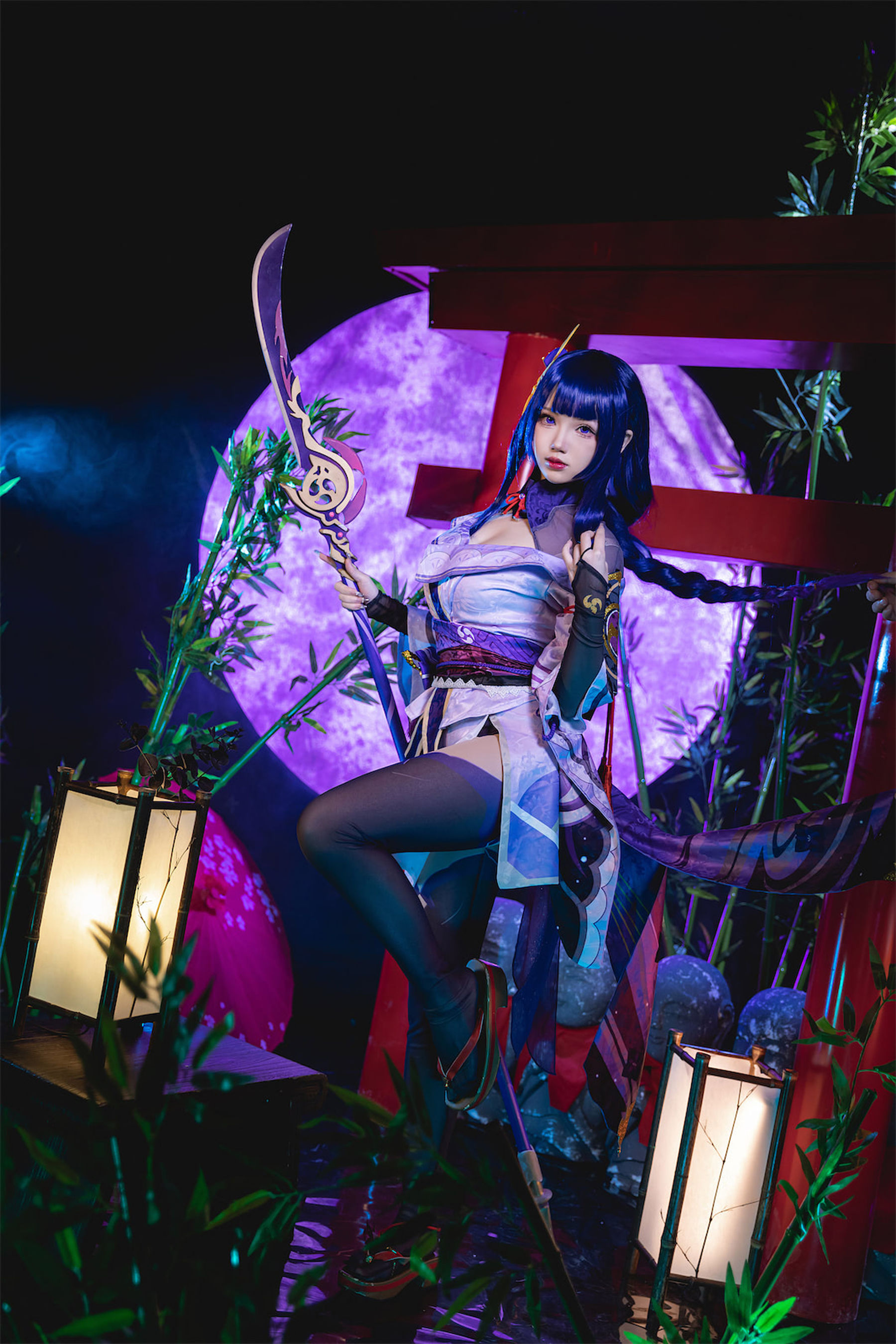 [福利COS] 动漫博主雪晴Astra - 雷电将军