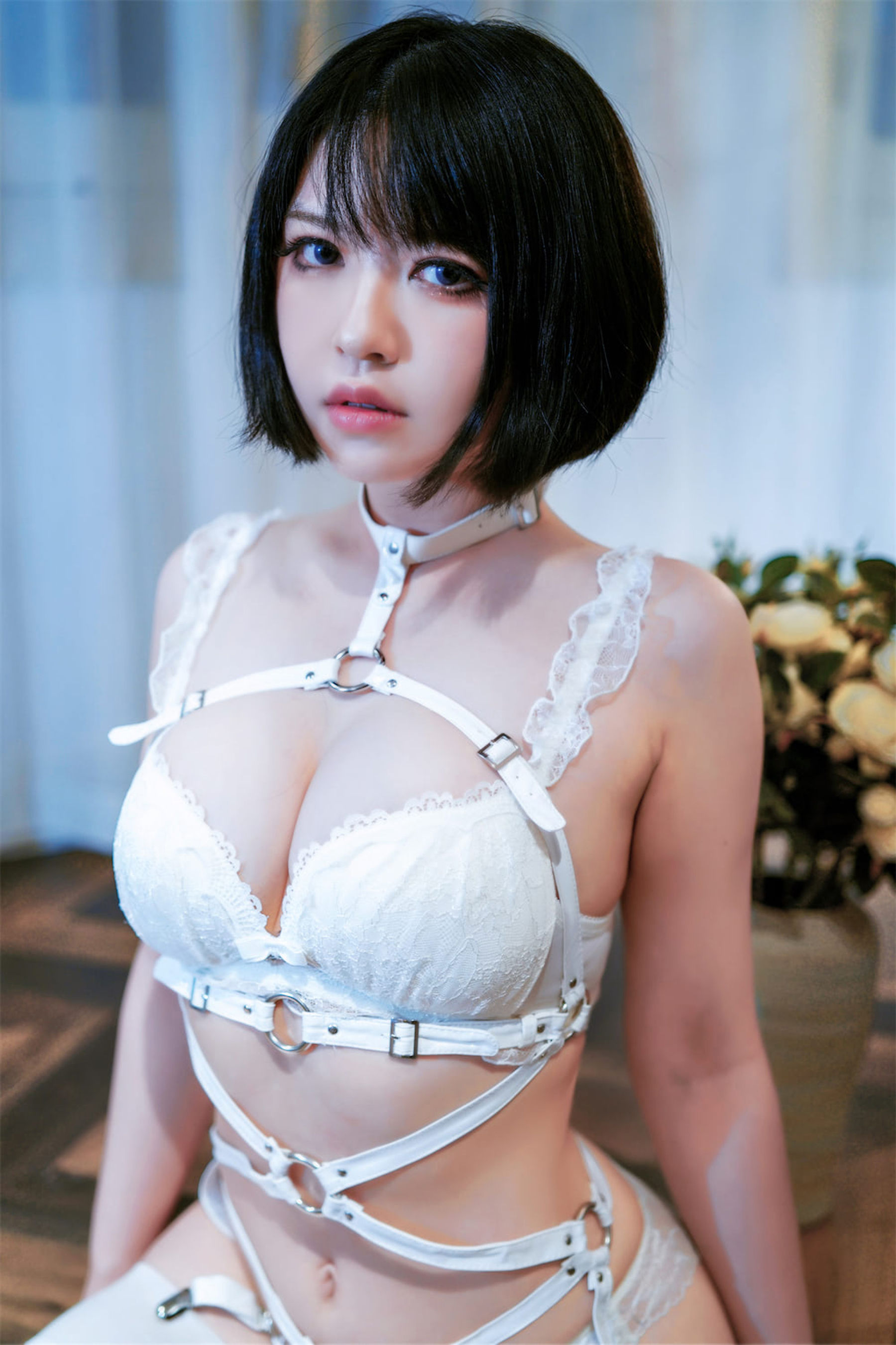 [福利COS] 半半子 - 纯白