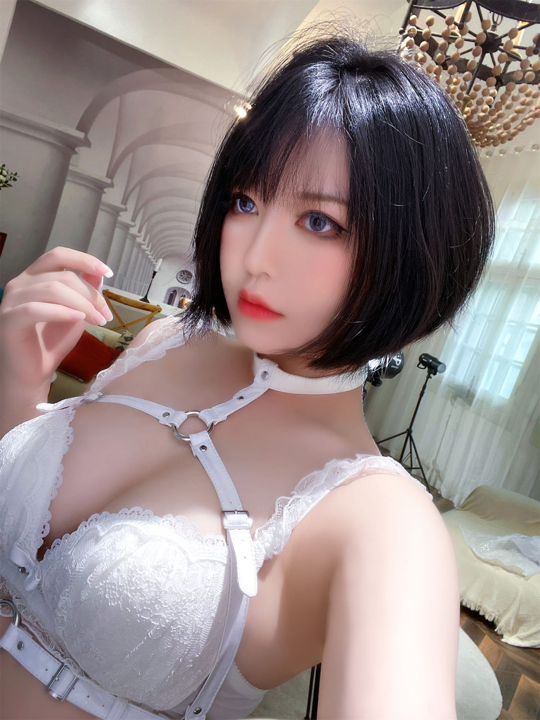 [福利COS] 半半子 - 纯白
