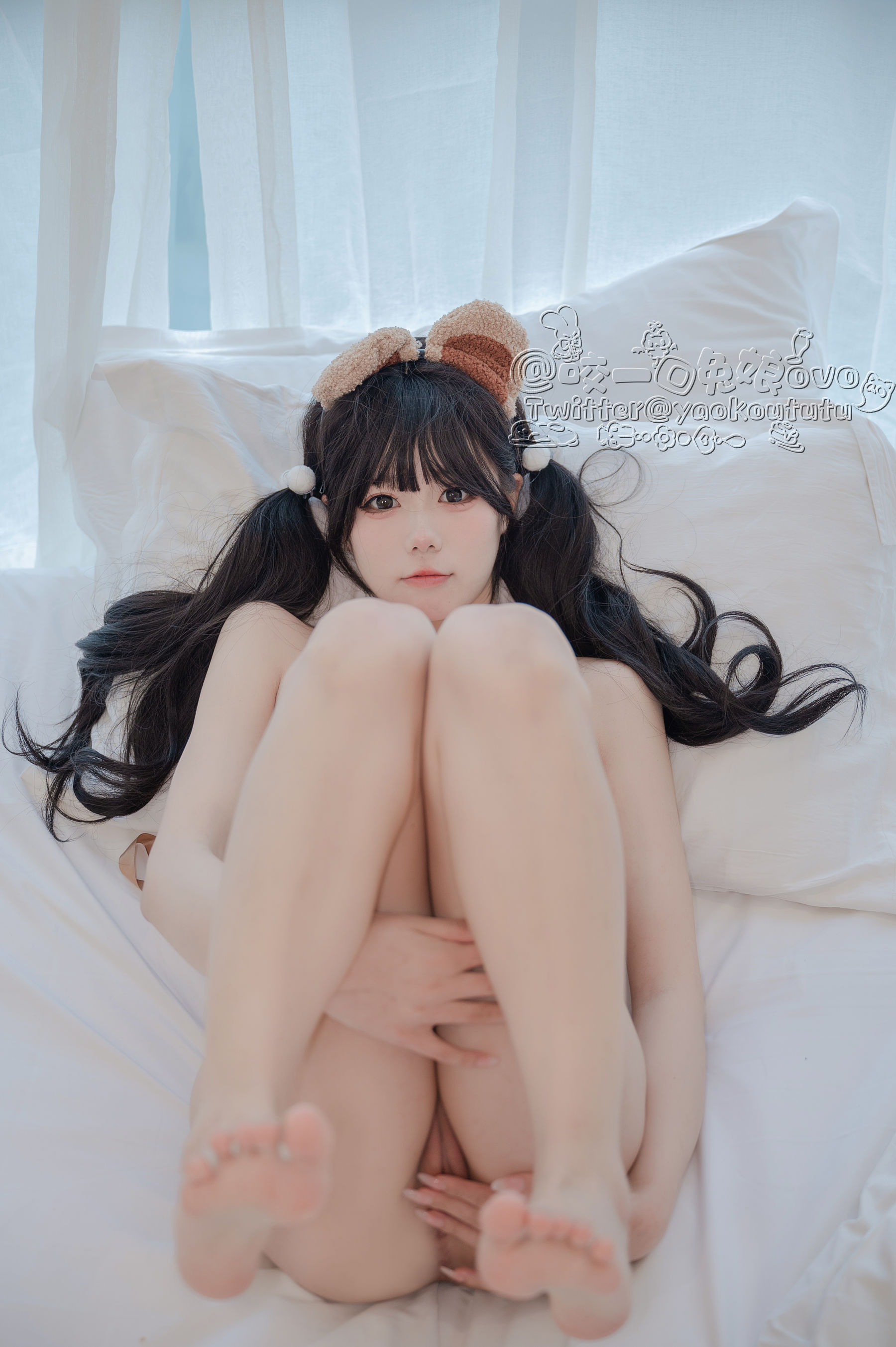 [福利COS] 咬一口兔娘 - 小熊睡衣