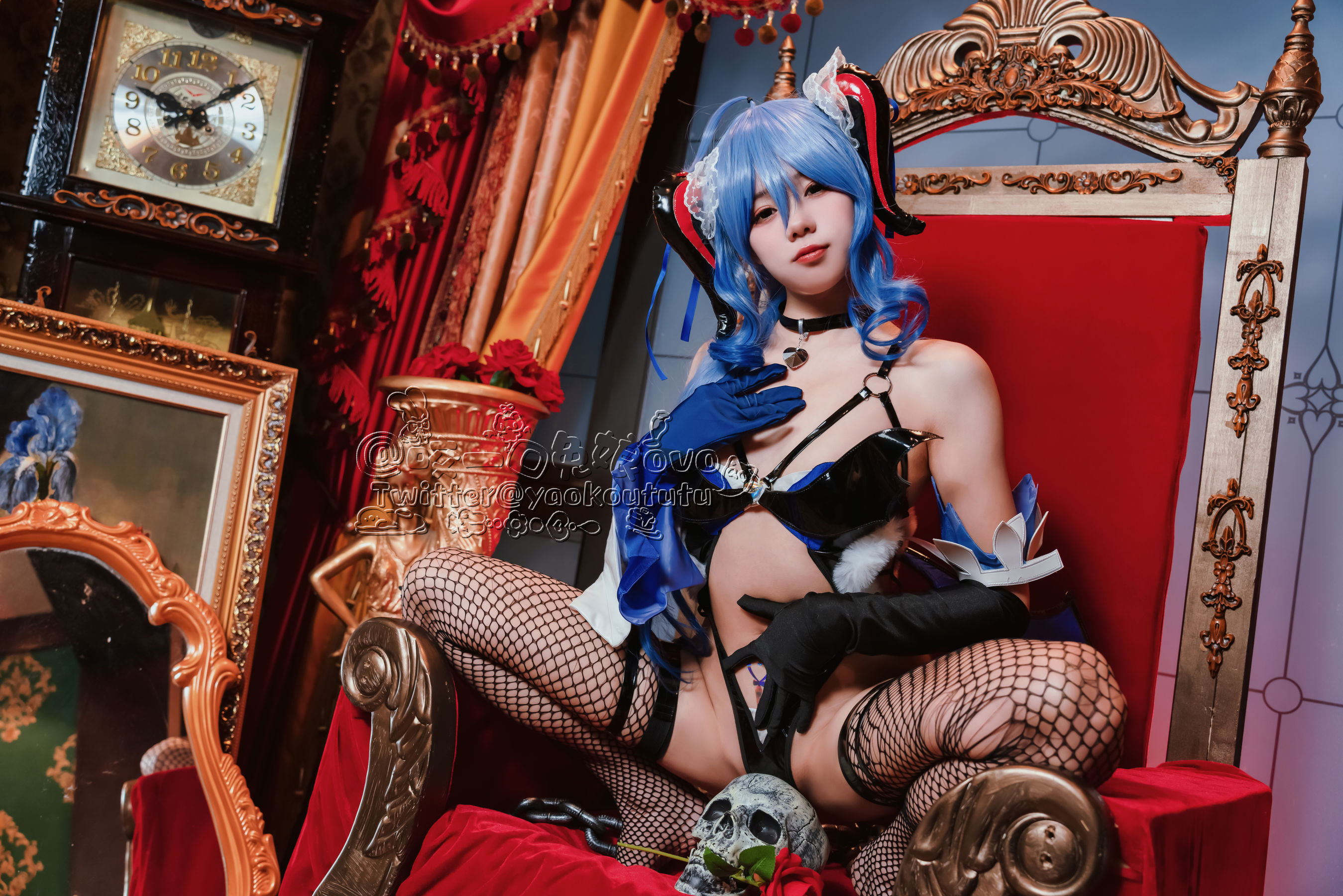[福利COS] 咬一口兔娘 - 甘雨魅魔