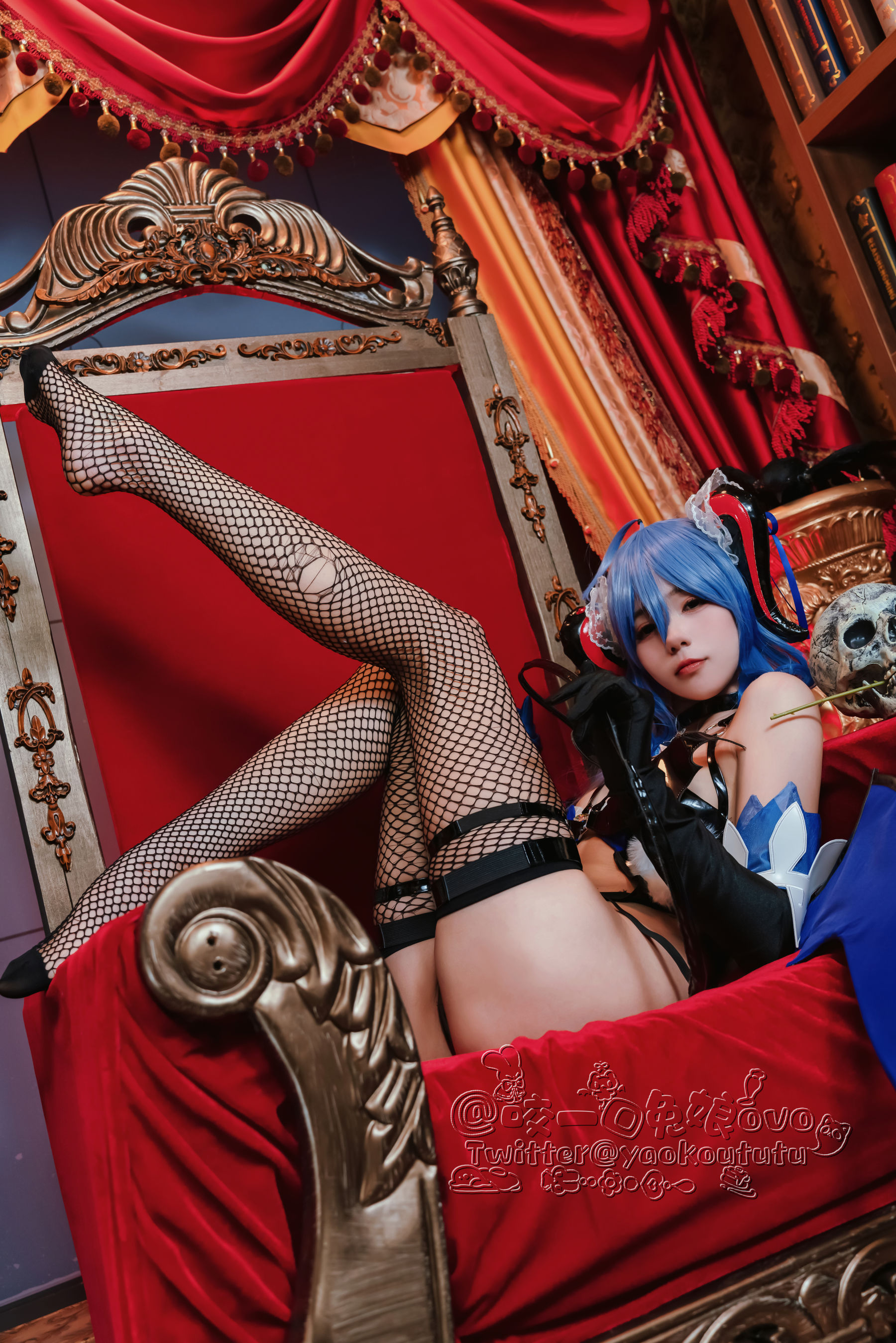[福利COS] 咬一口兔娘 - 甘雨魅魔