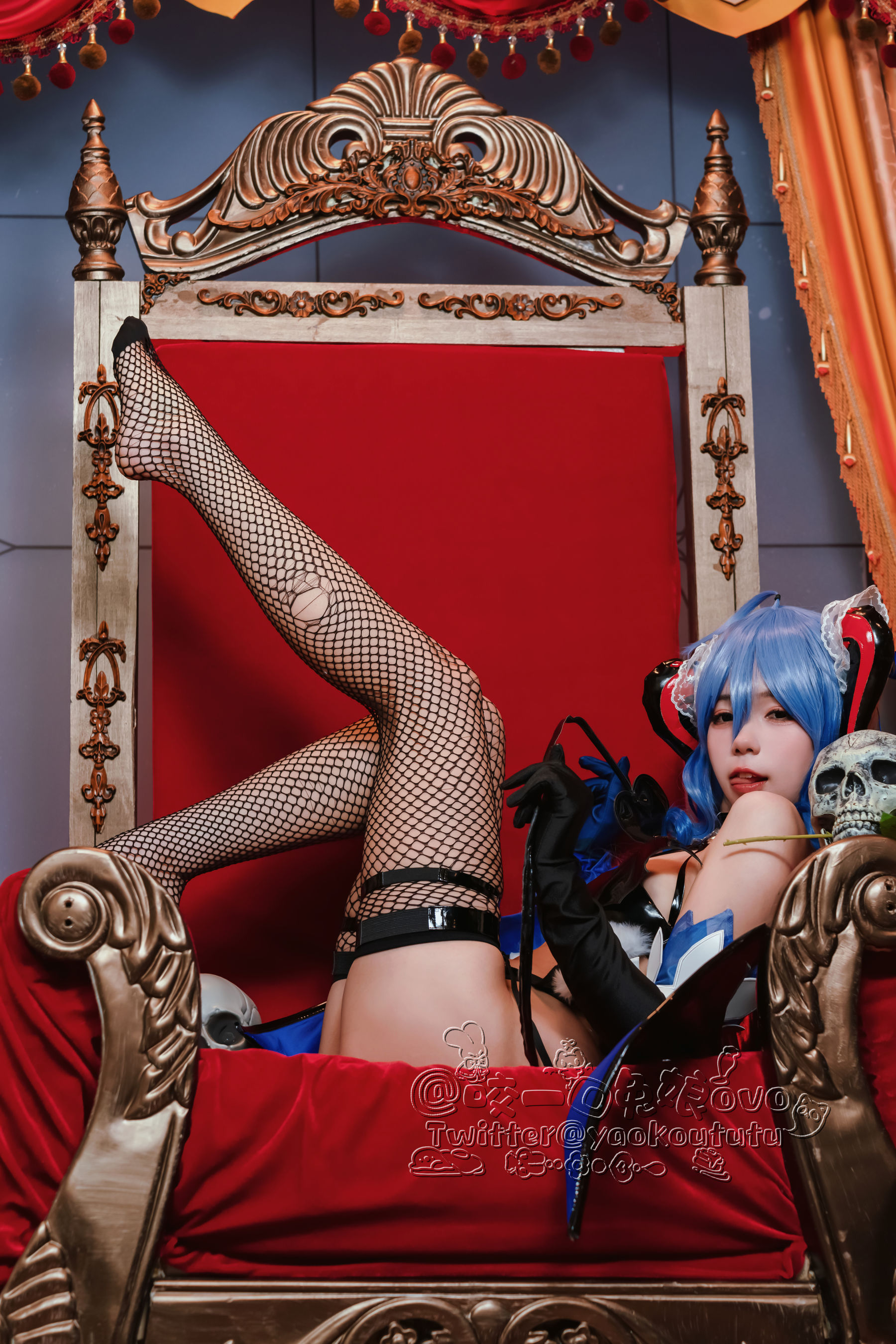 [福利COS] 咬一口兔娘 - 甘雨魅魔