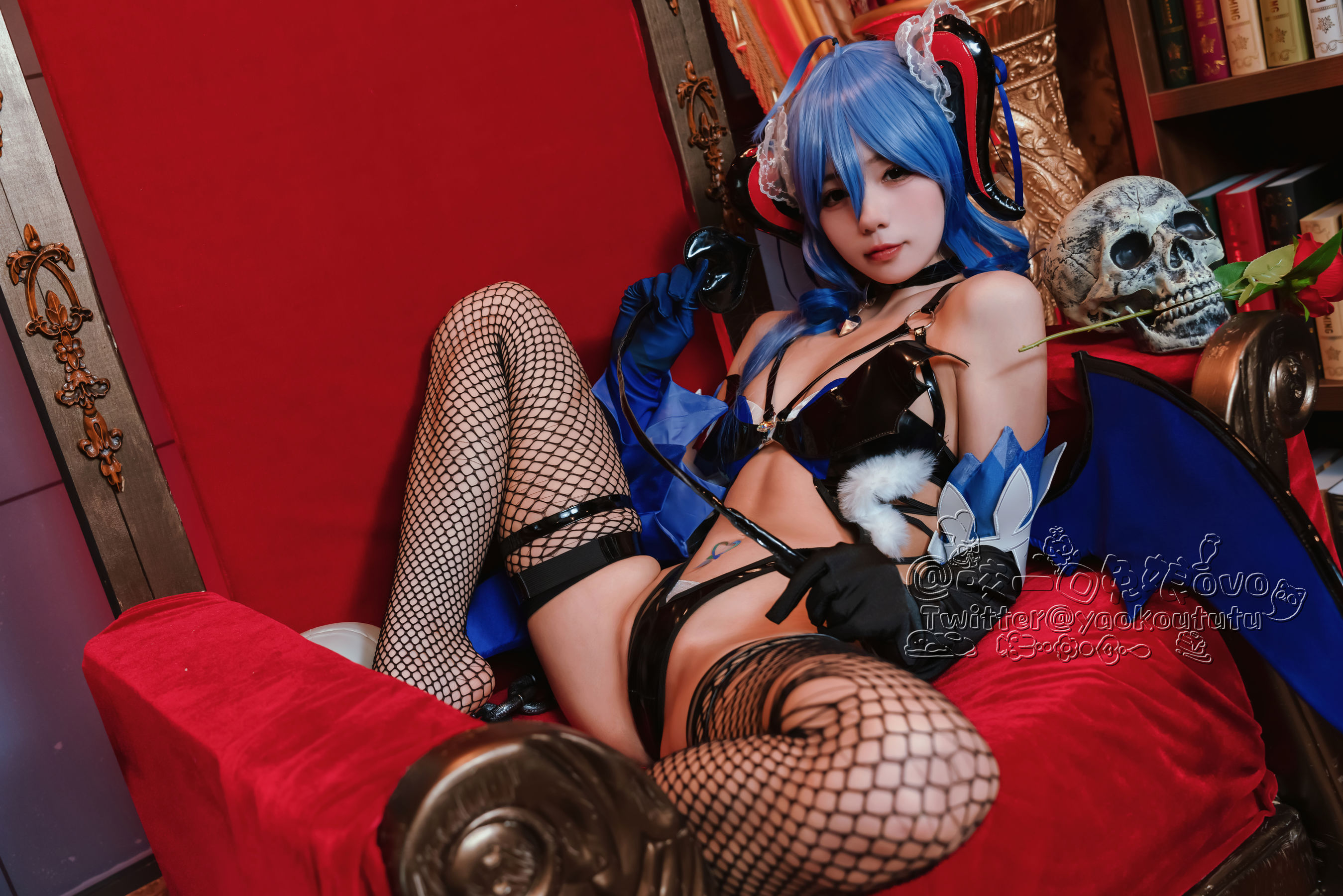 [福利COS] 咬一口兔娘 - 甘雨魅魔