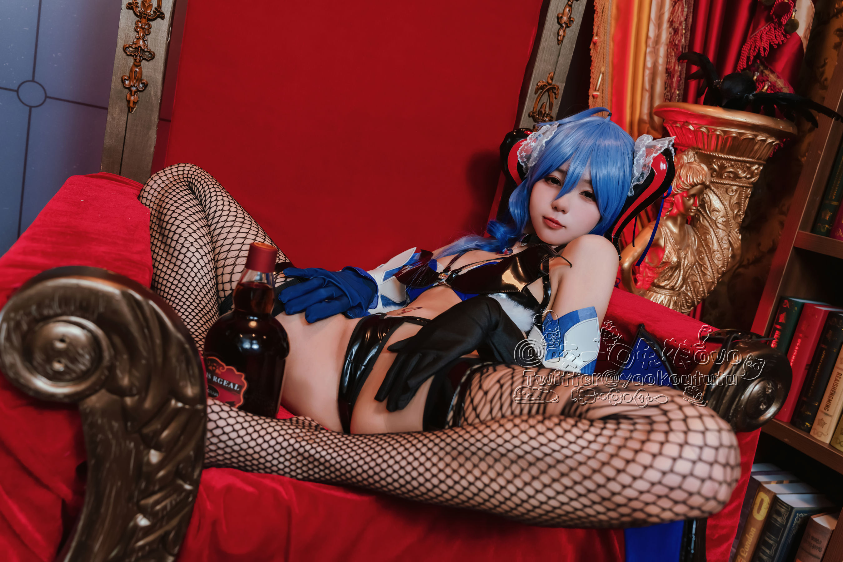 [福利COS] 咬一口兔娘 - 甘雨魅魔