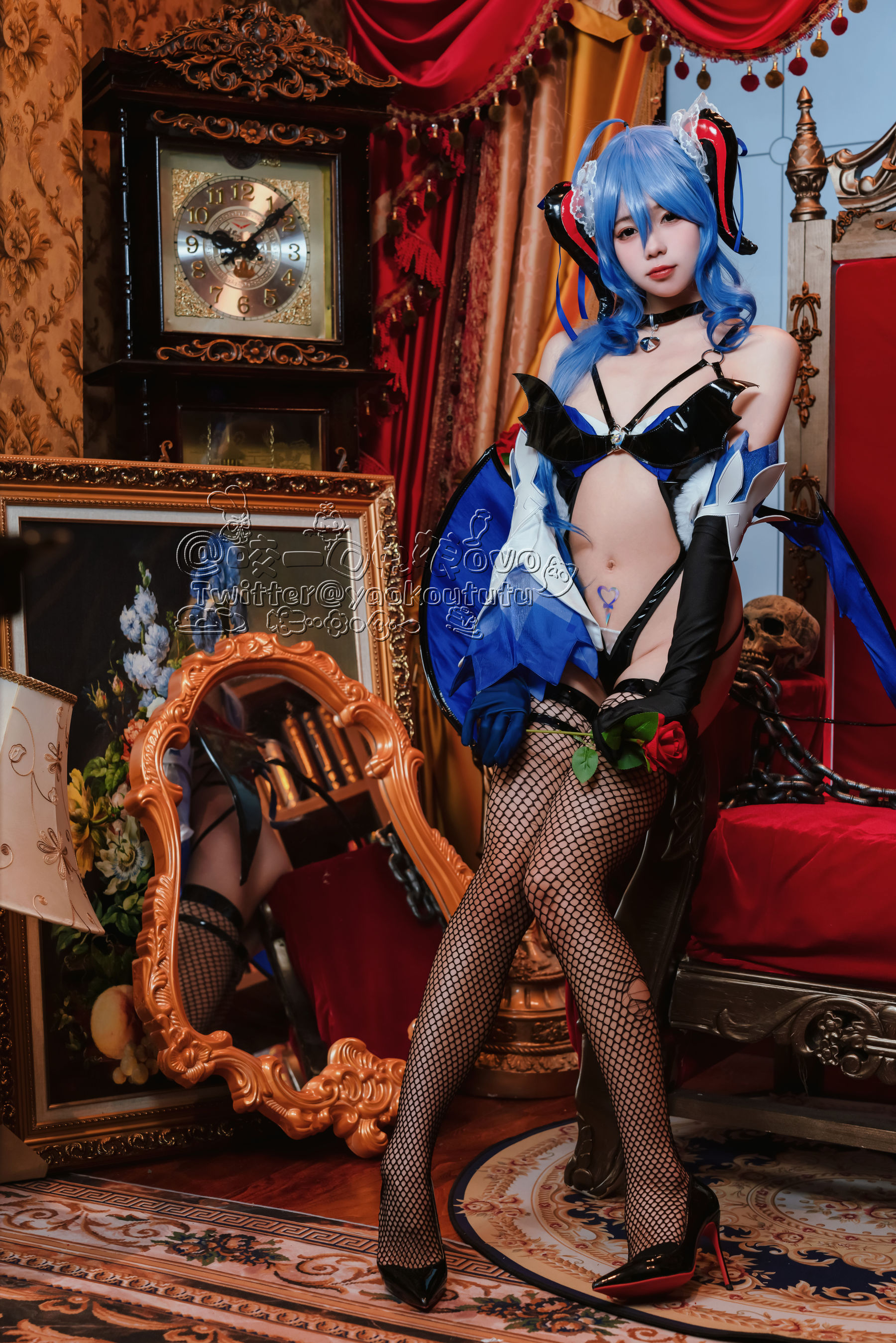 [福利COS] 咬一口兔娘 - 甘雨魅魔