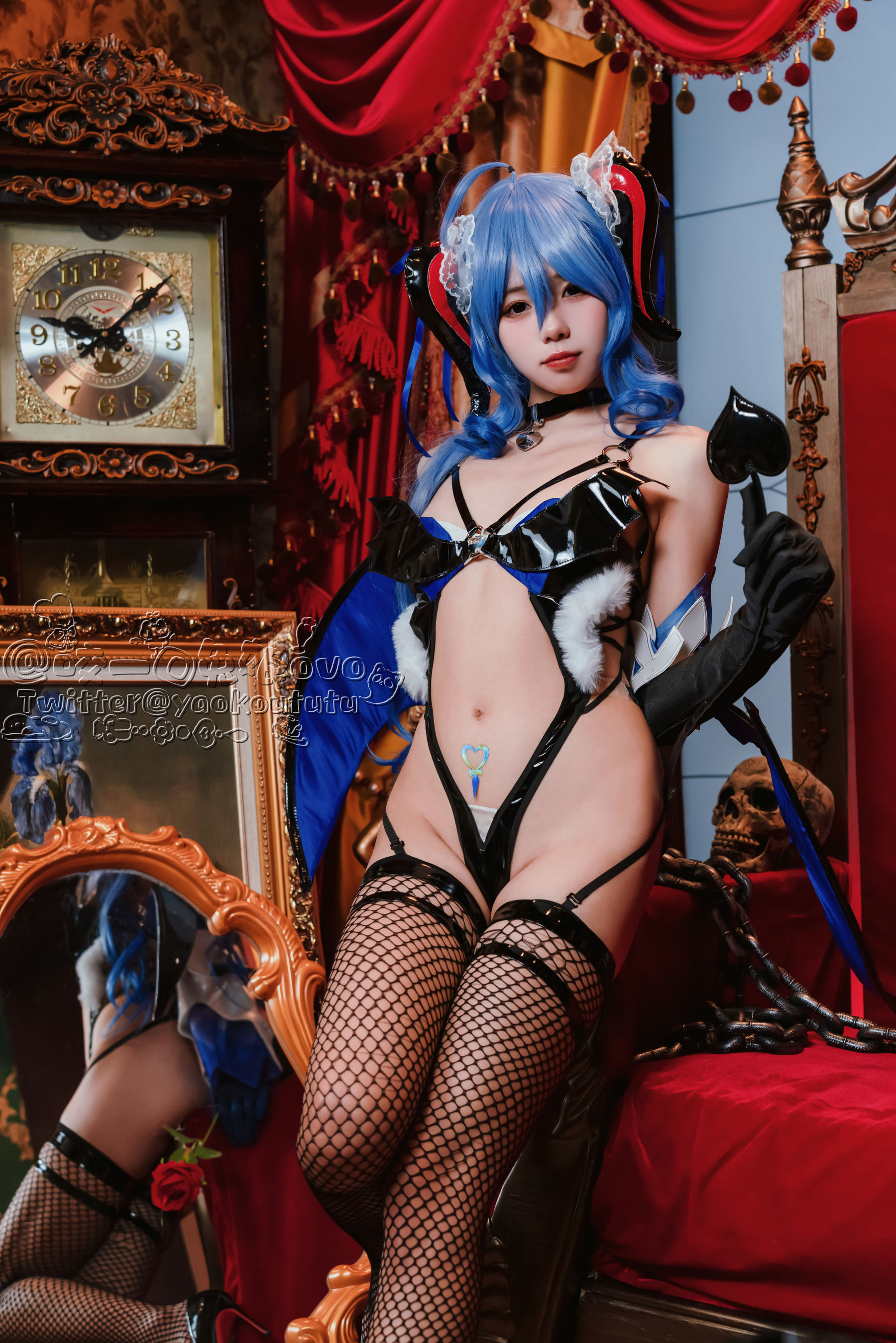 [福利COS] 咬一口兔娘 - 甘雨魅魔