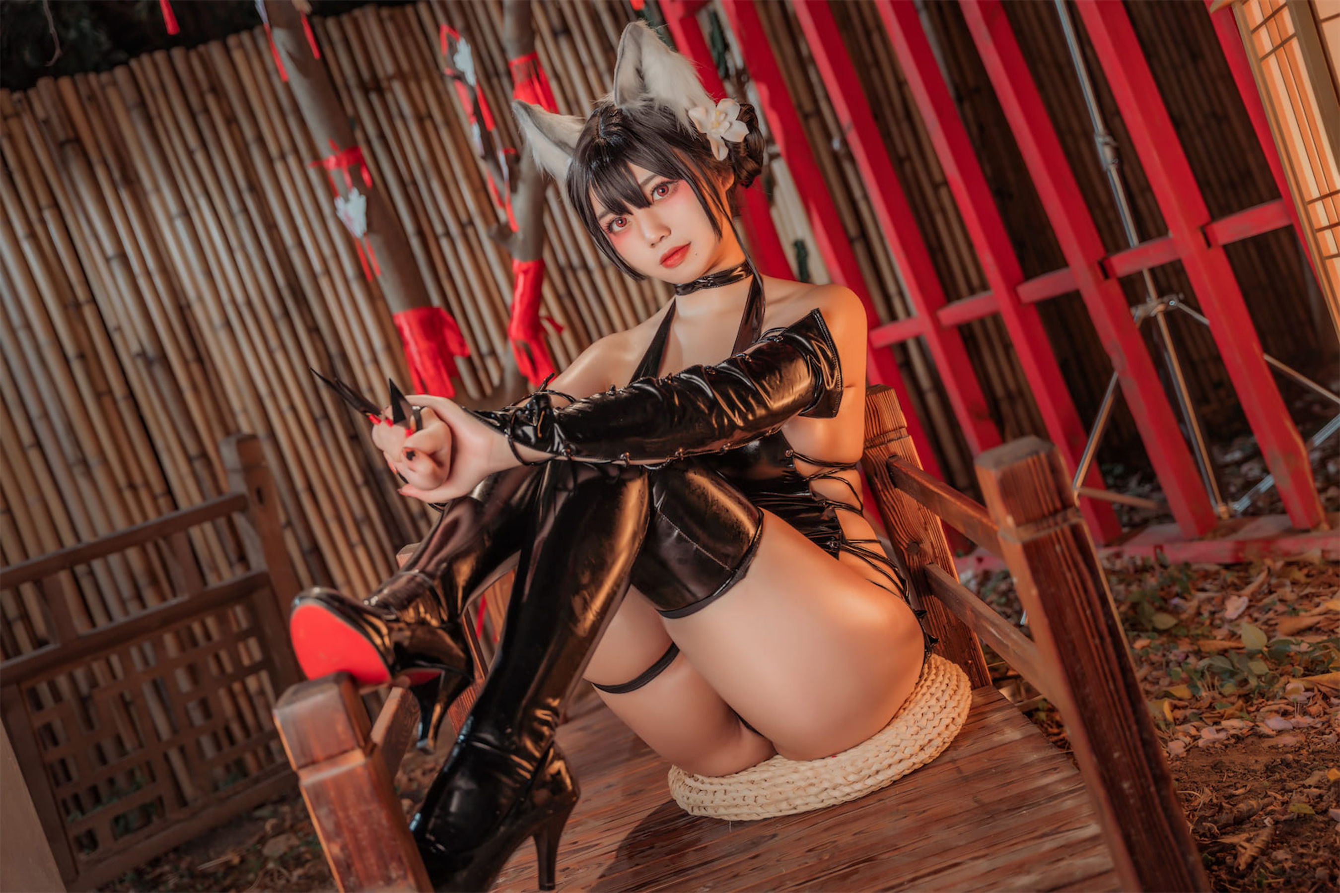 [福利COS] 啊日日_Ganlory - 忍者喵喵