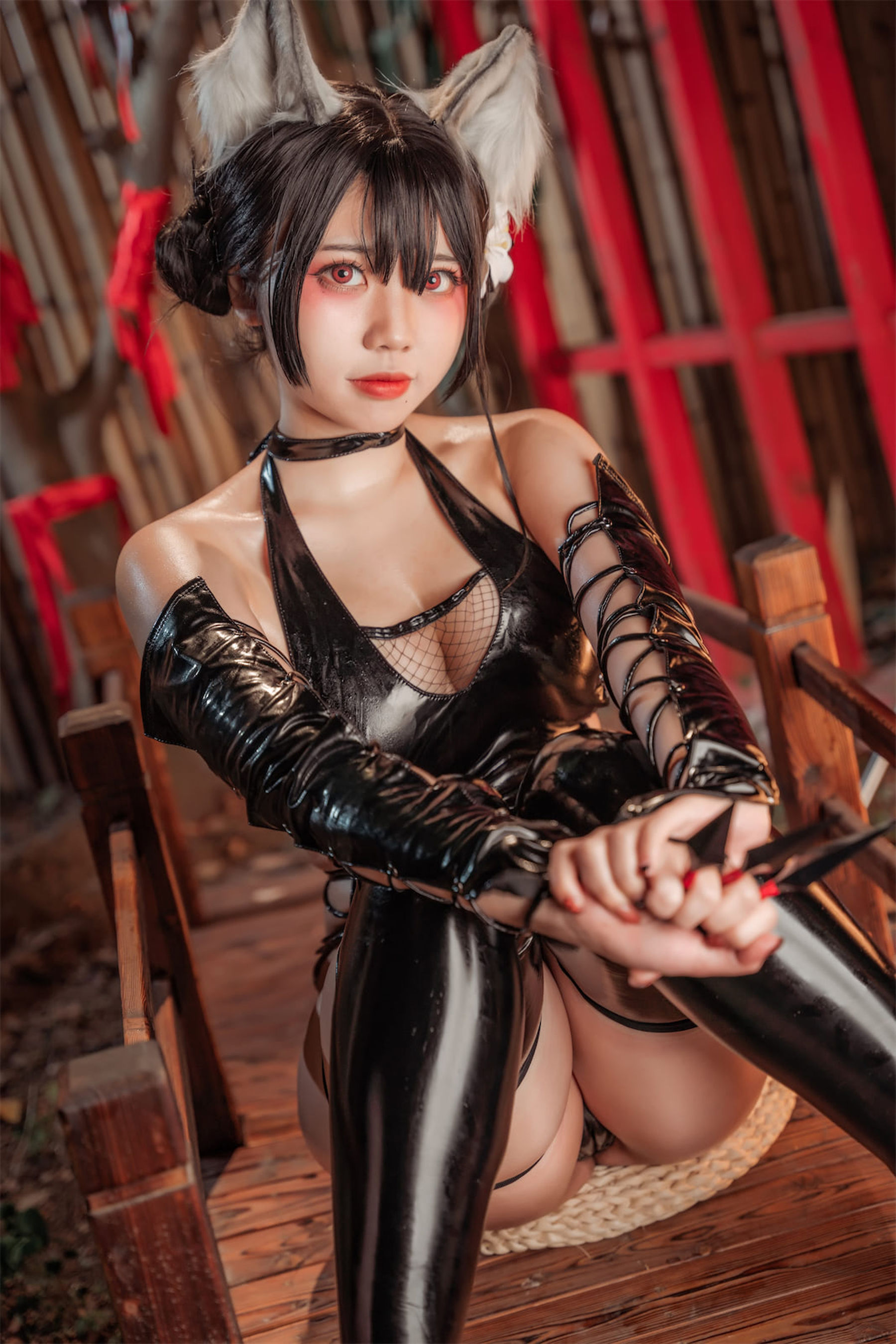 [福利COS] 啊日日_Ganlory - 忍者喵喵