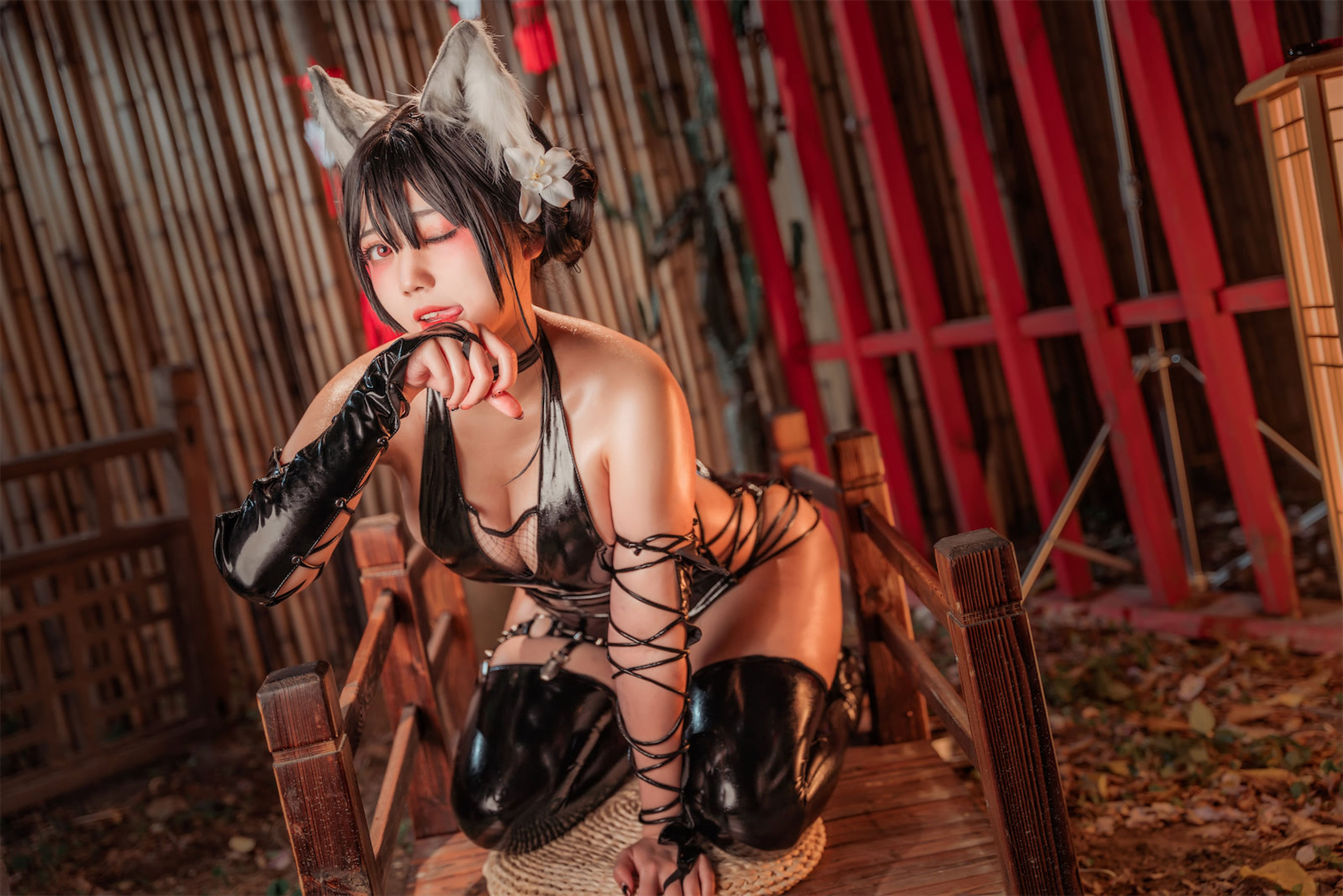 [福利COS] 啊日日_Ganlory - 忍者喵喵