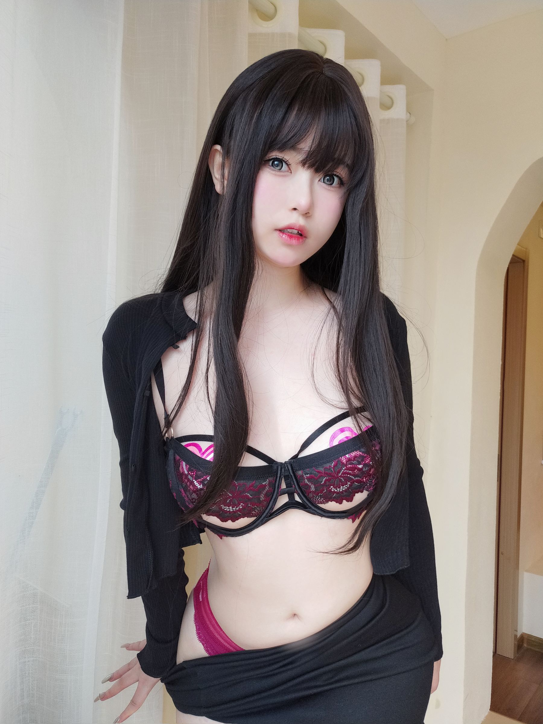 [福利COS] 女主K - 大人の下着