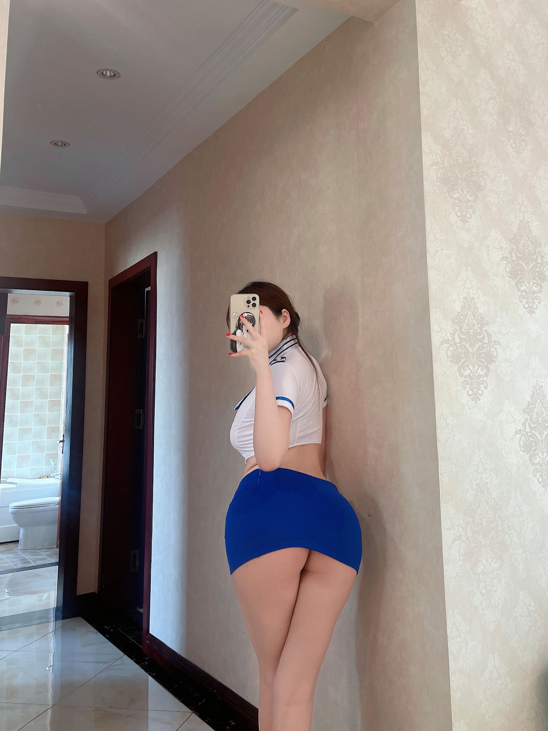 [福利COS] 奶宝妹纸 - 空姐