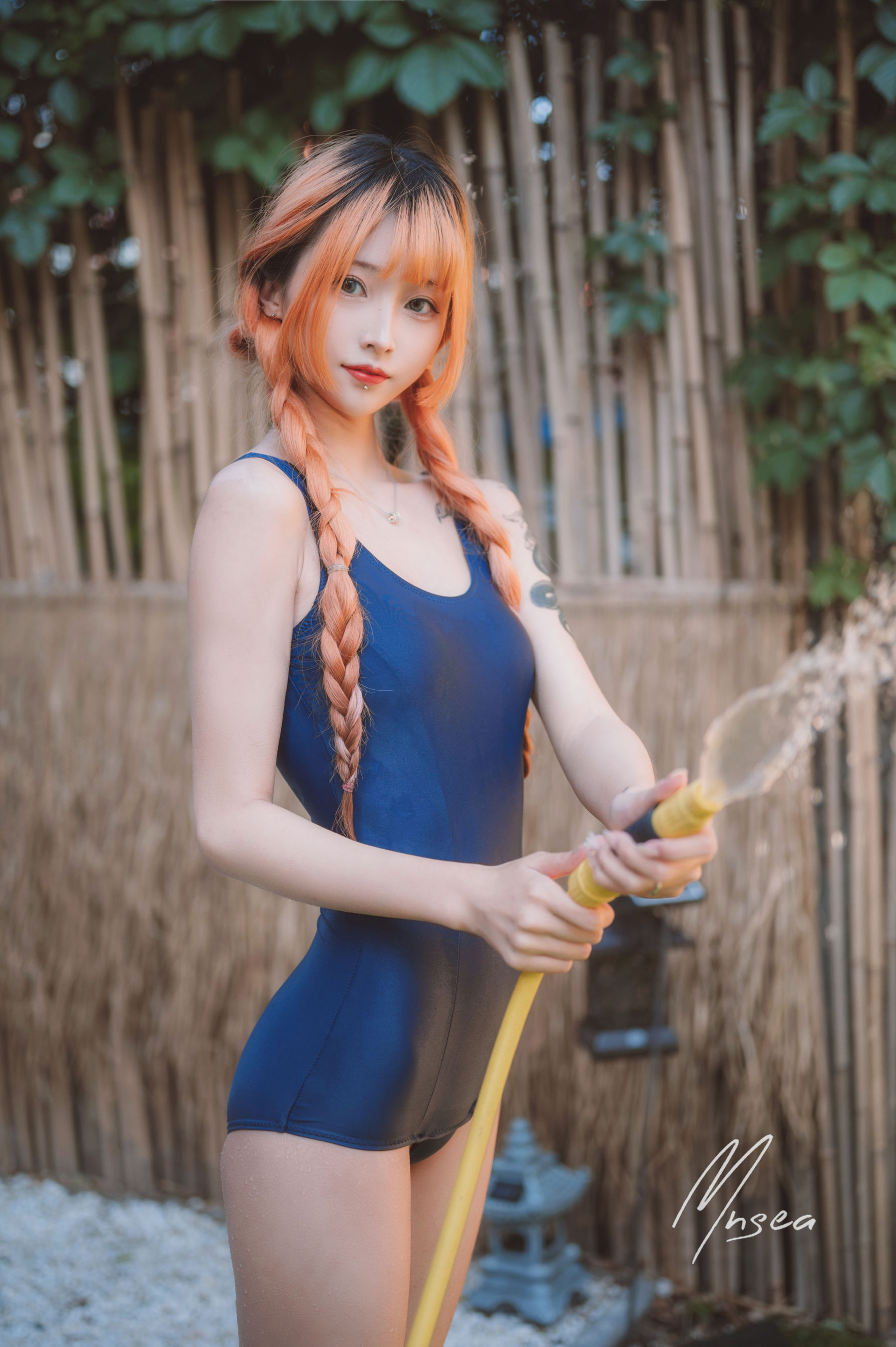 [福利COS] 妹抖青写真 - 死库水