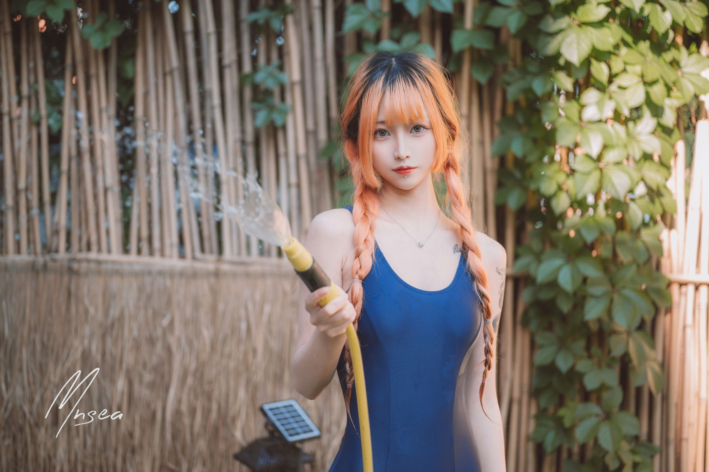 [福利COS] 妹抖青写真 - 死库水