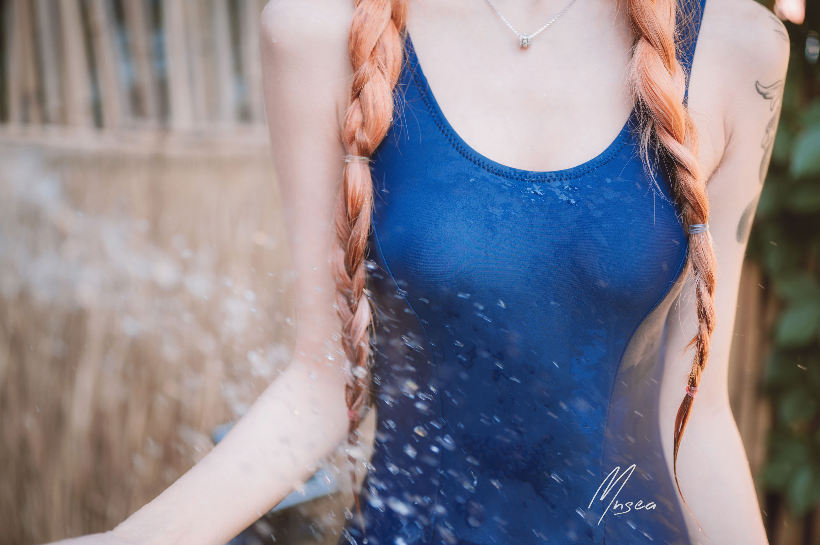 [福利COS] 妹抖青写真 - 死库水
