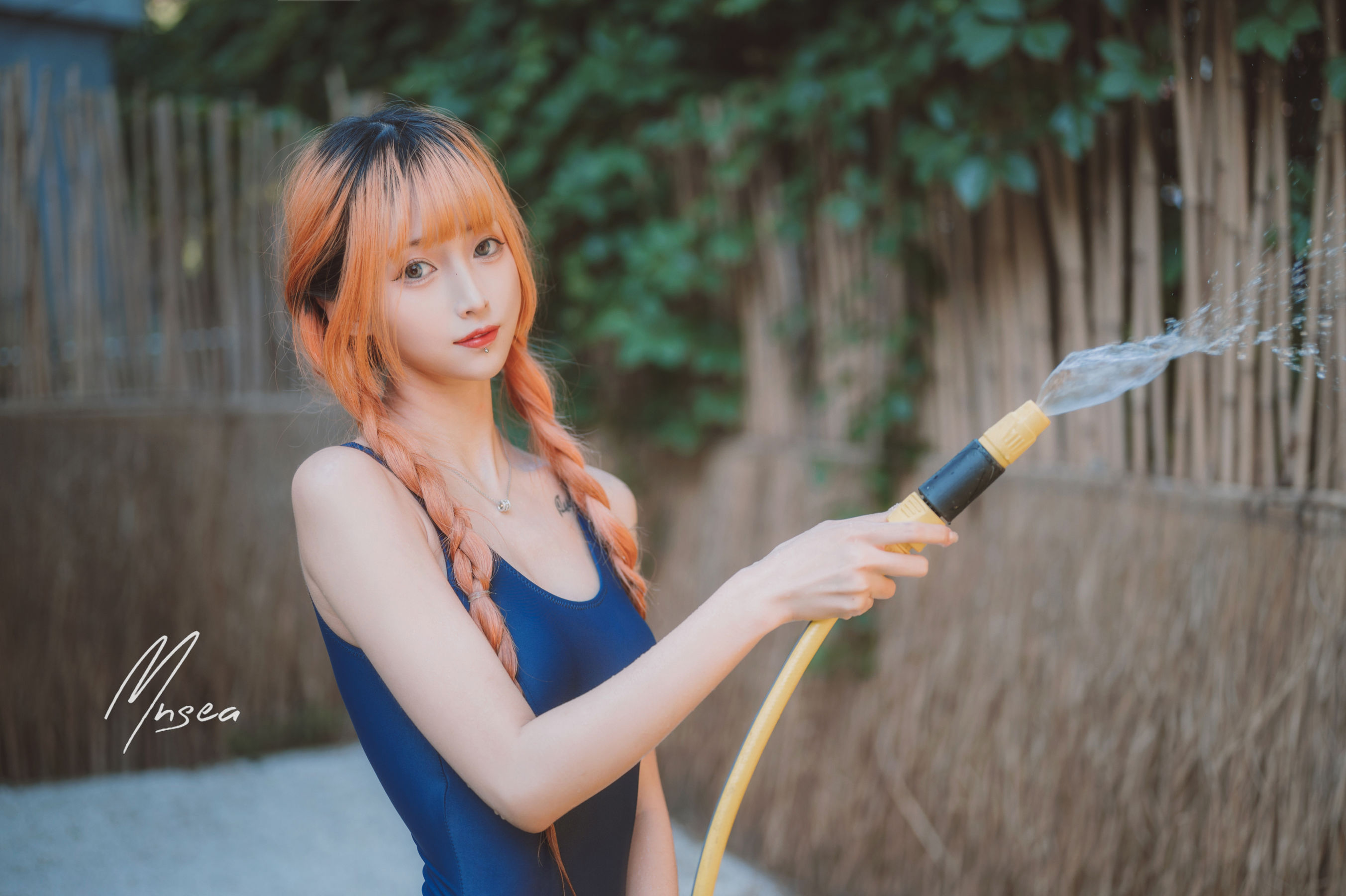 [福利COS] 妹抖青写真 - 死库水