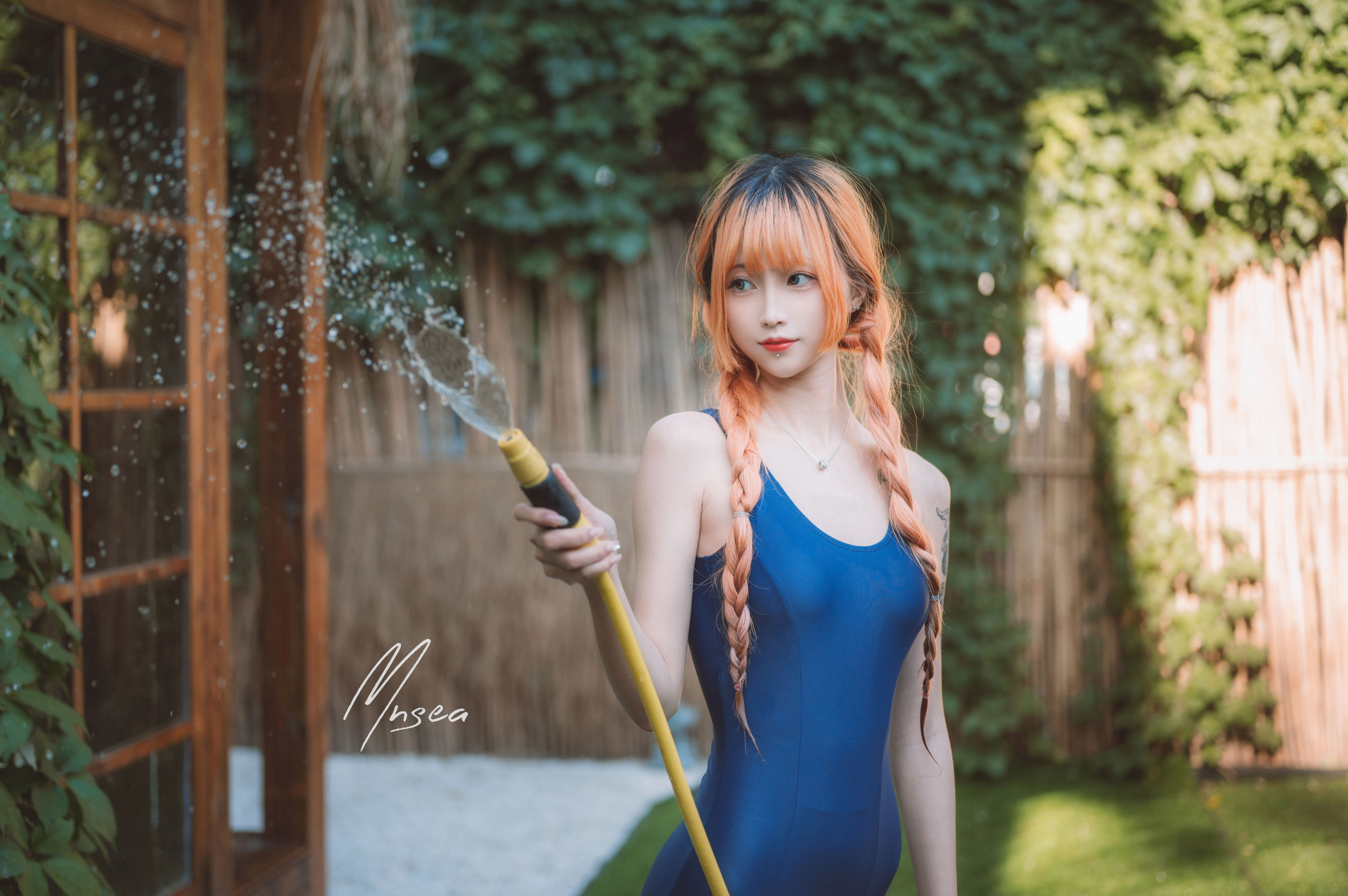 [福利COS] 妹抖青写真 - 死库水