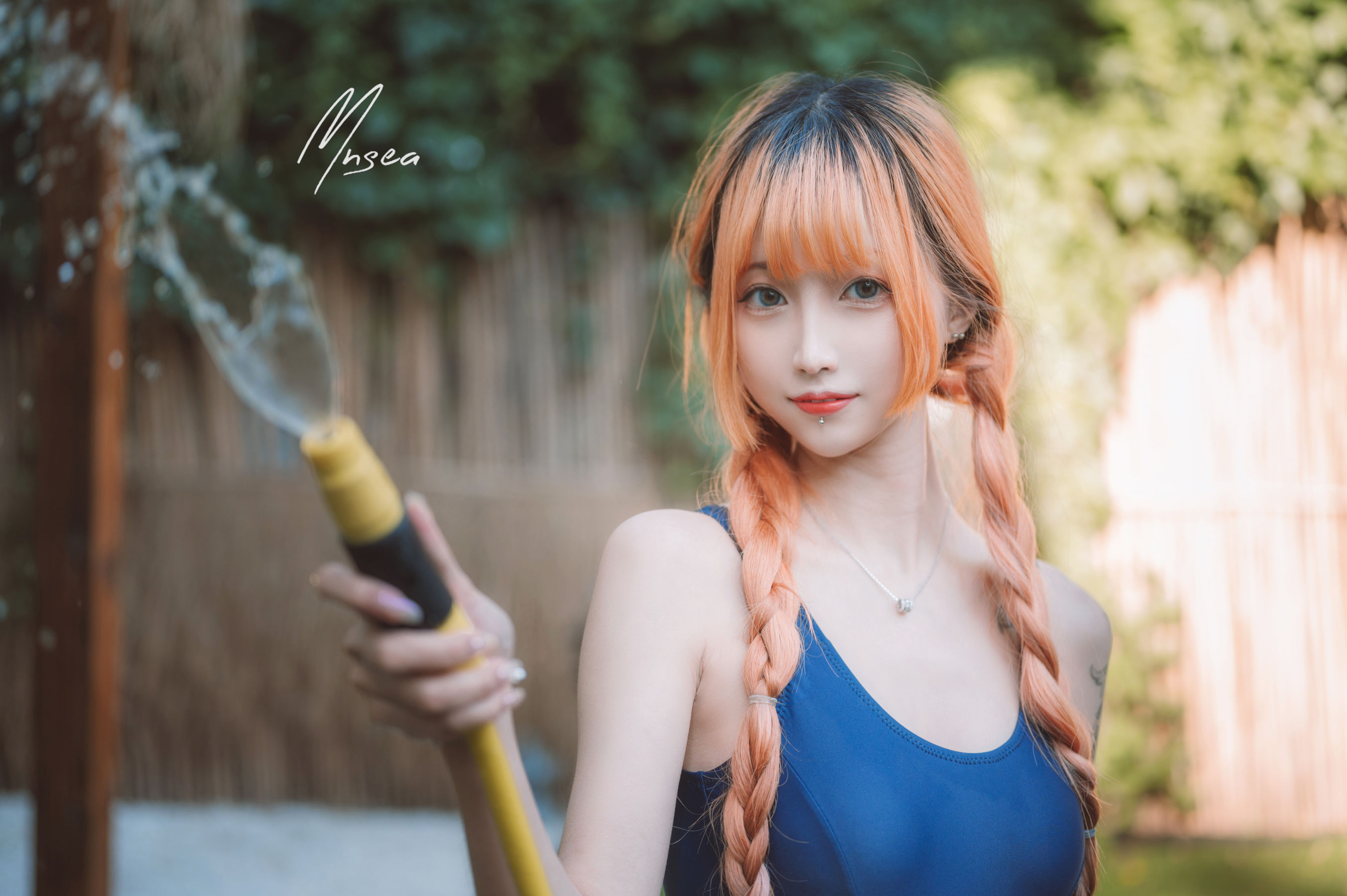 [福利COS] 妹抖青写真 - 死库水
