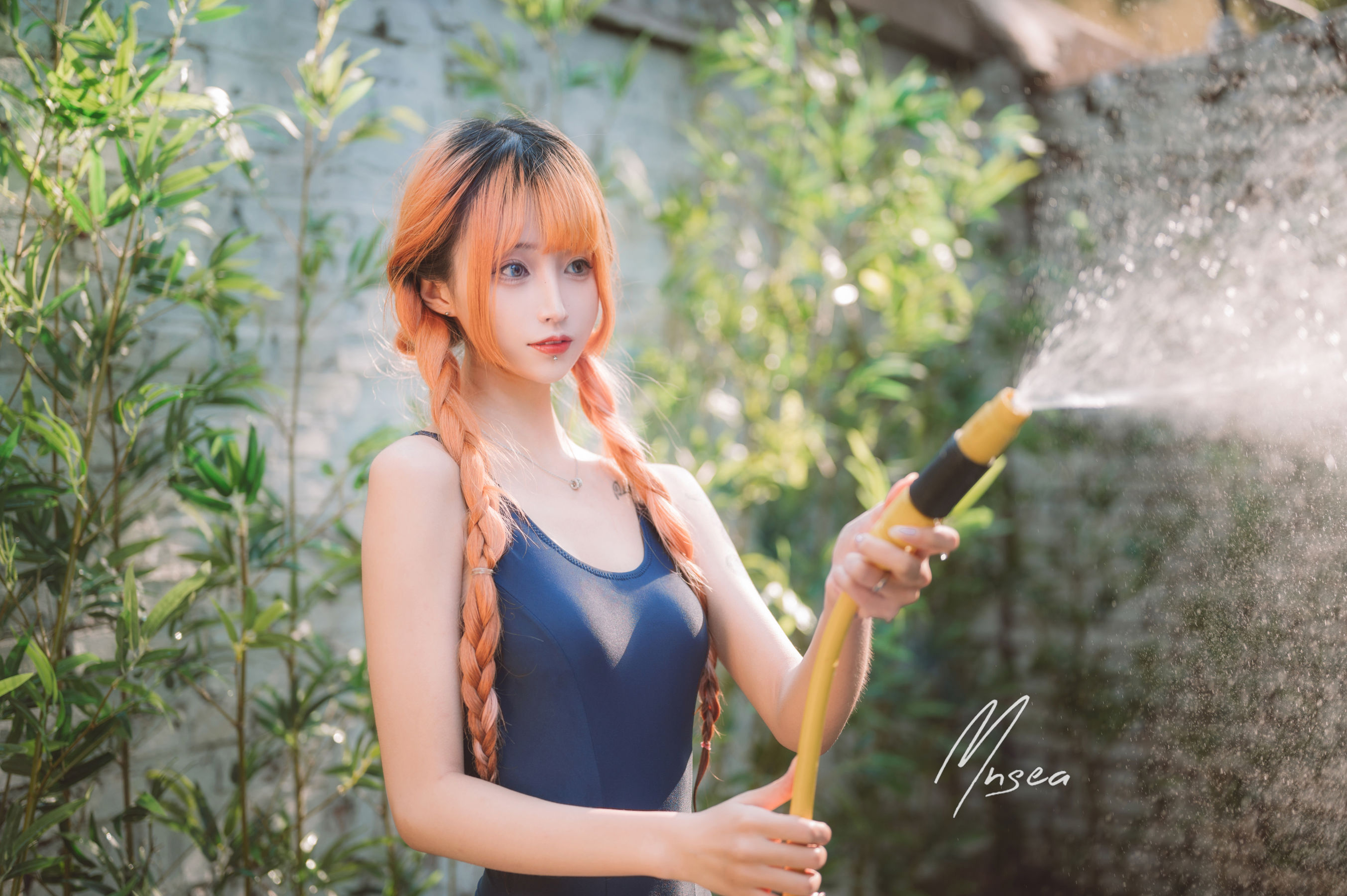 [福利COS] 妹抖青写真 - 死库水