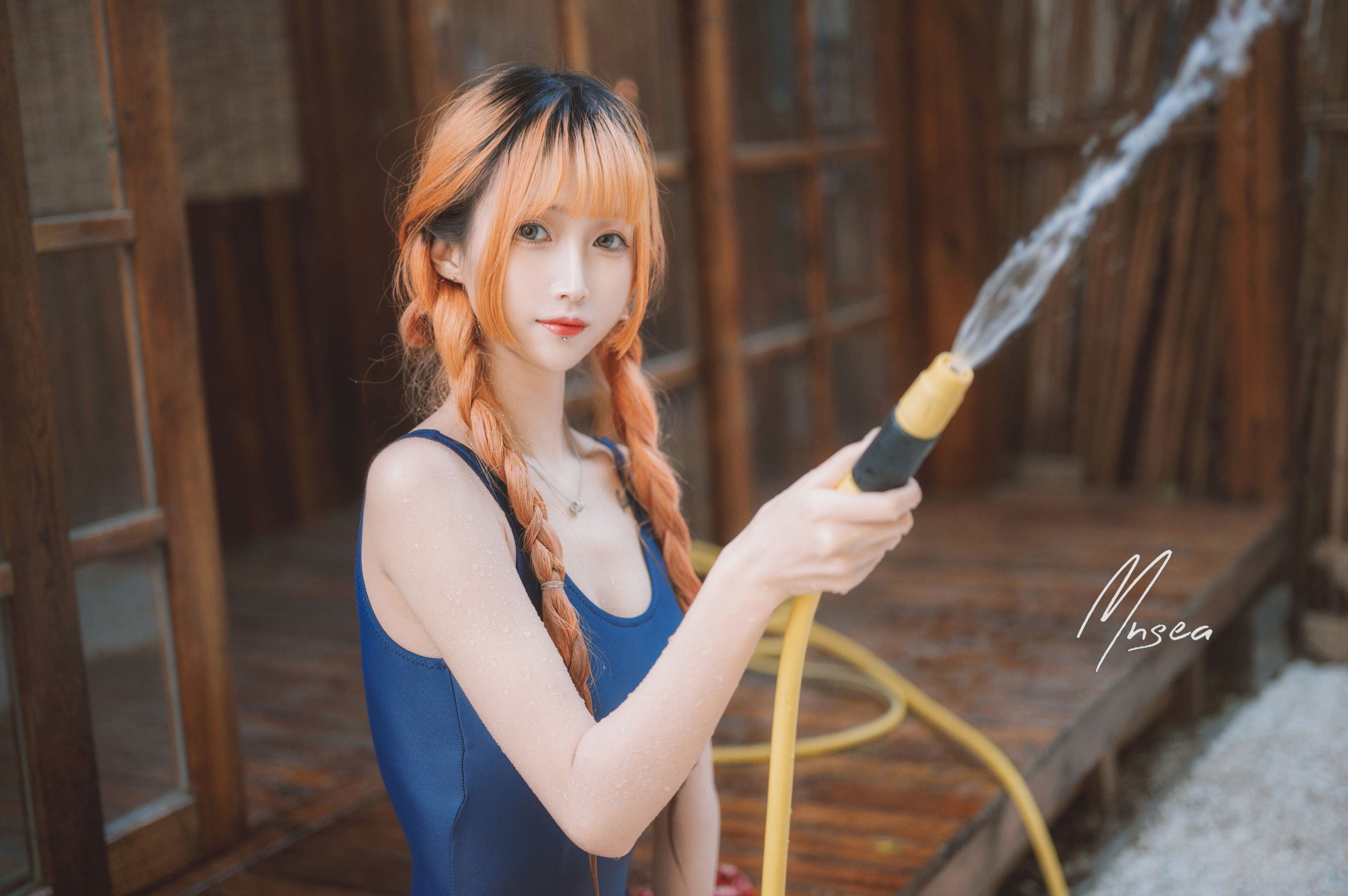 [福利COS] 妹抖青写真 - 死库水