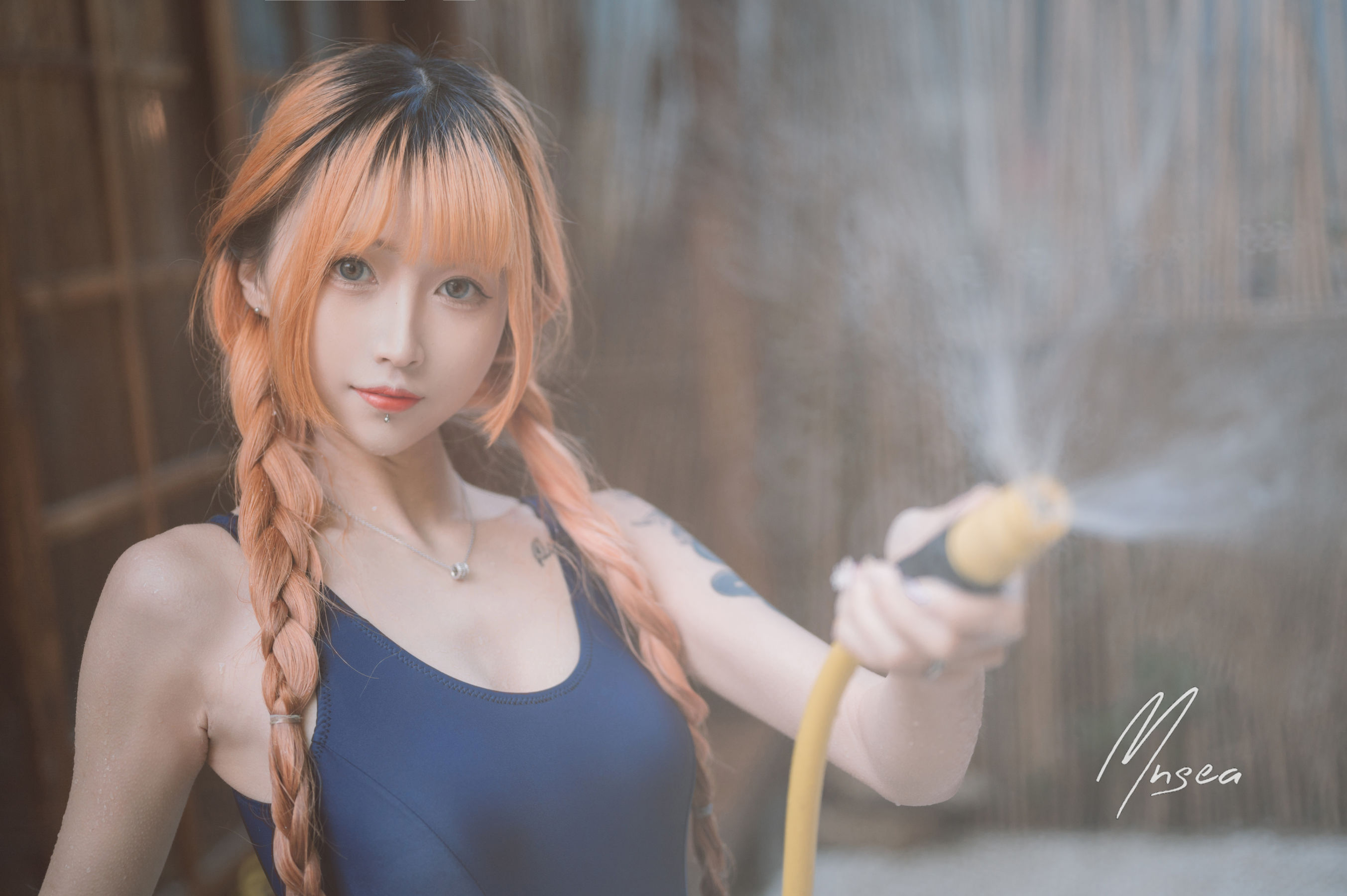 [福利COS] 妹抖青写真 - 死库水