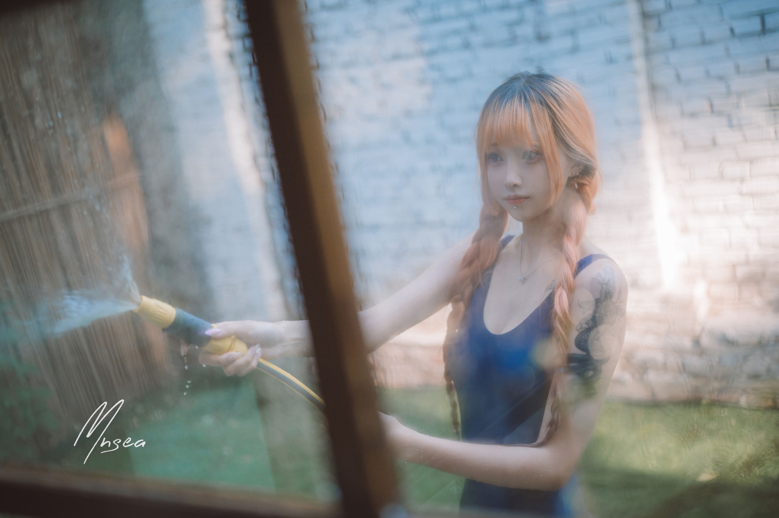 [福利COS] 妹抖青写真 - 死库水