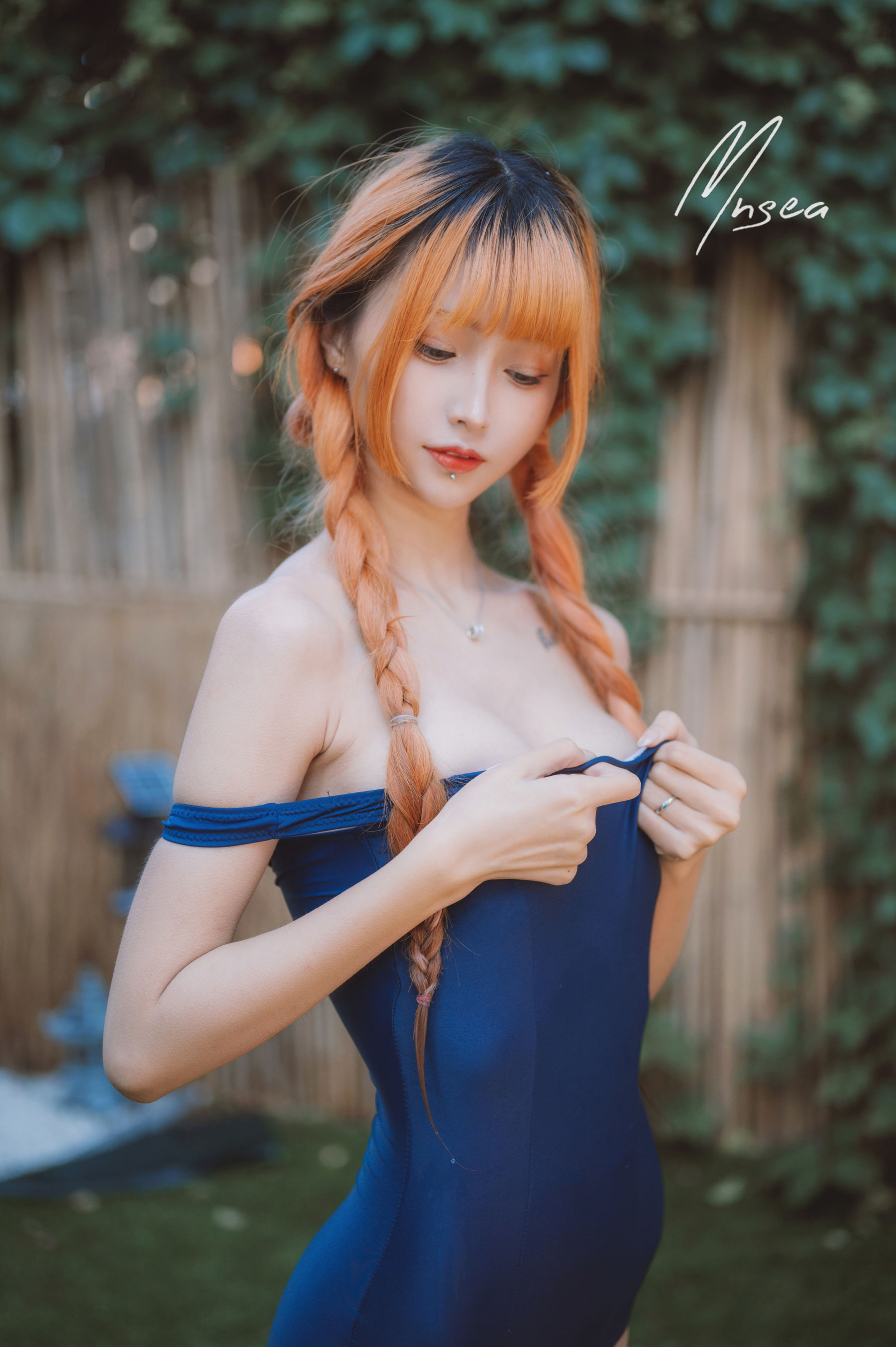 [福利COS] 妹抖青写真 - 死库水