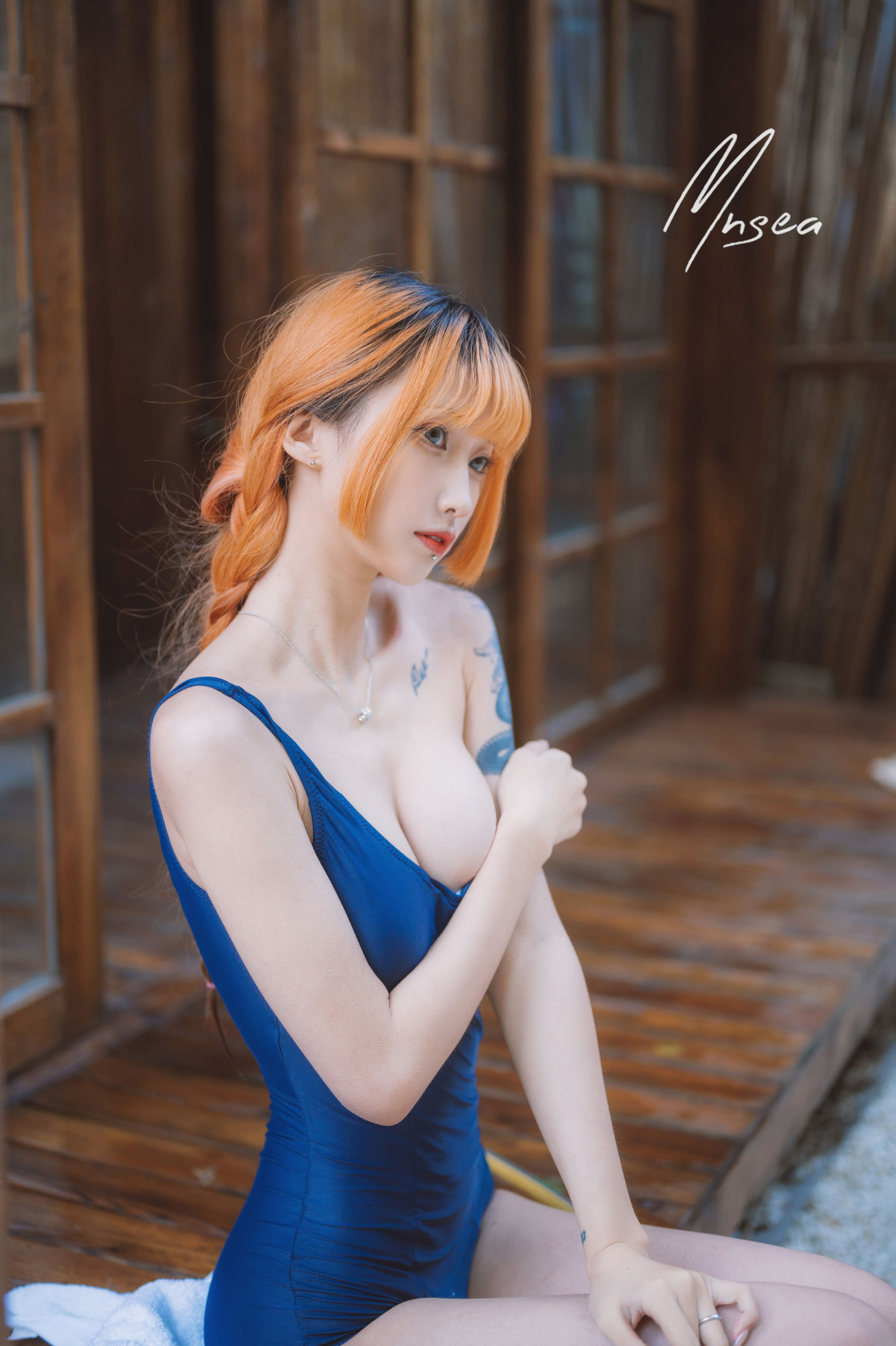 [福利COS] 妹抖青写真 - 死库水