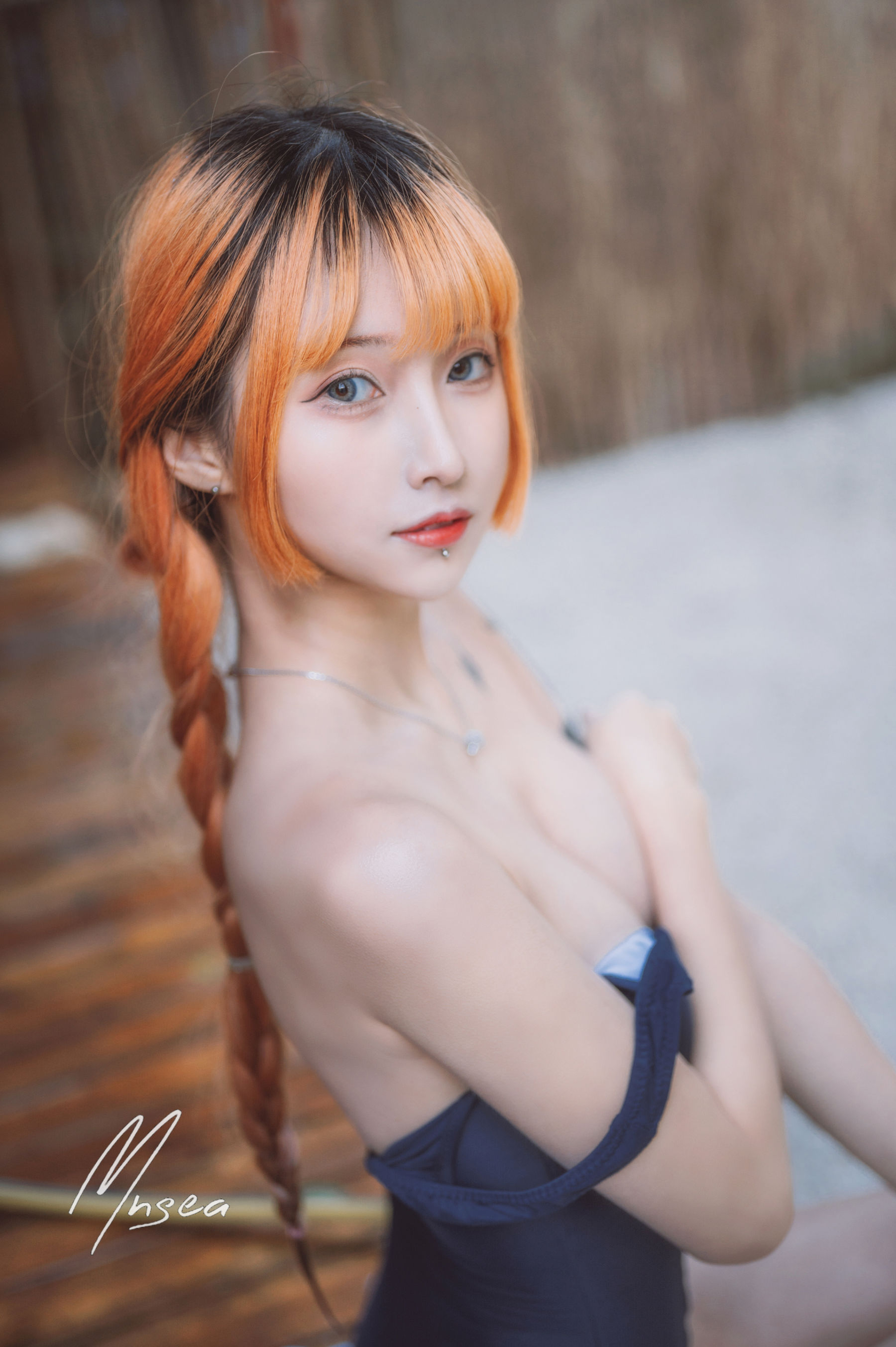 [福利COS] 妹抖青写真 - 死库水