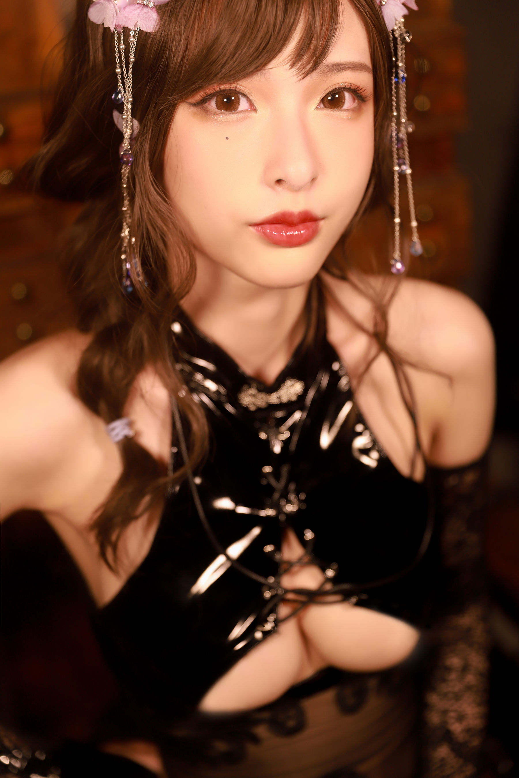 [福利COS] 尤物清水由乃 - 靡烟旗袍