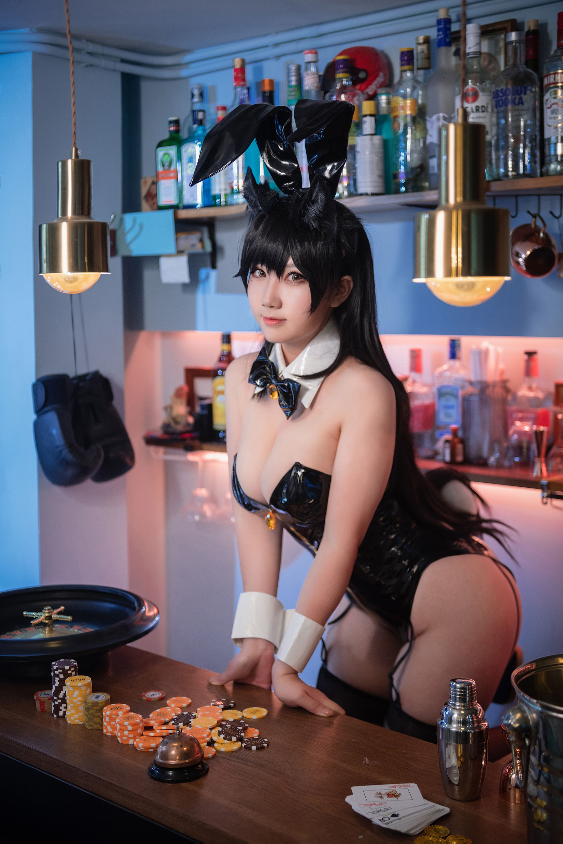 [福利COS] 微肉感萌妹是本末末 - 爱宕兔女郎