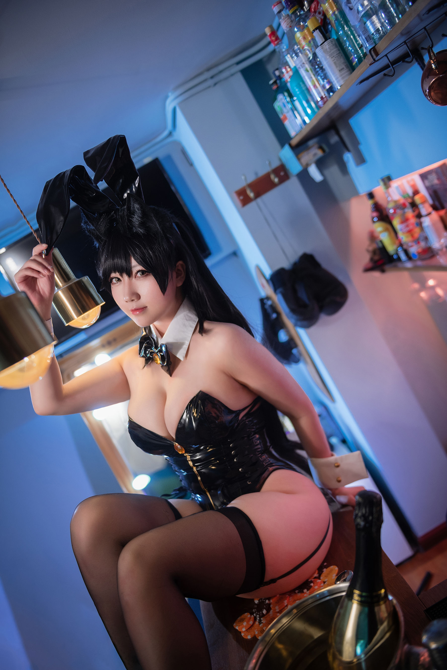 [福利COS] 微肉感萌妹是本末末 - 爱宕兔女郎