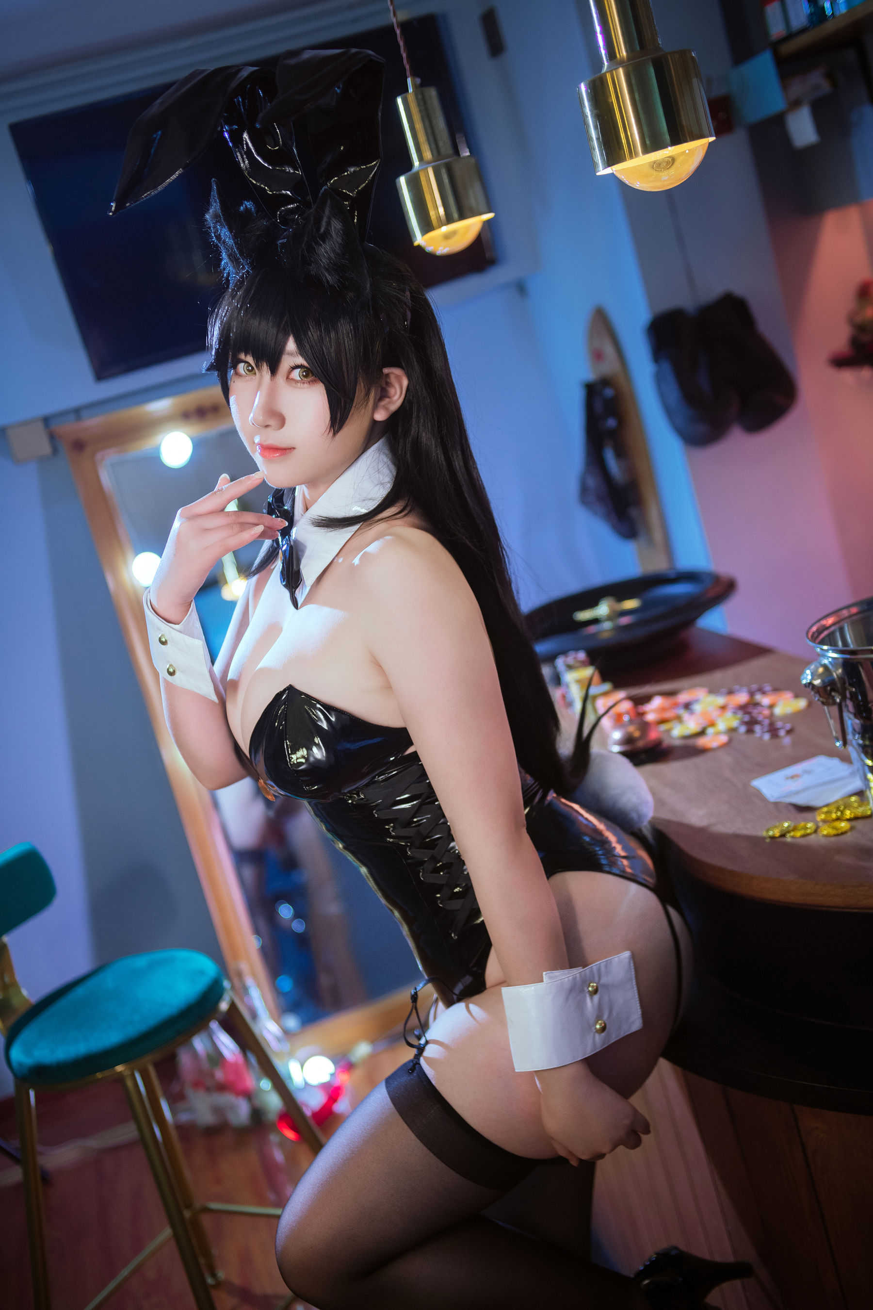 [福利COS] 微肉感萌妹是本末末 - 爱宕兔女郎