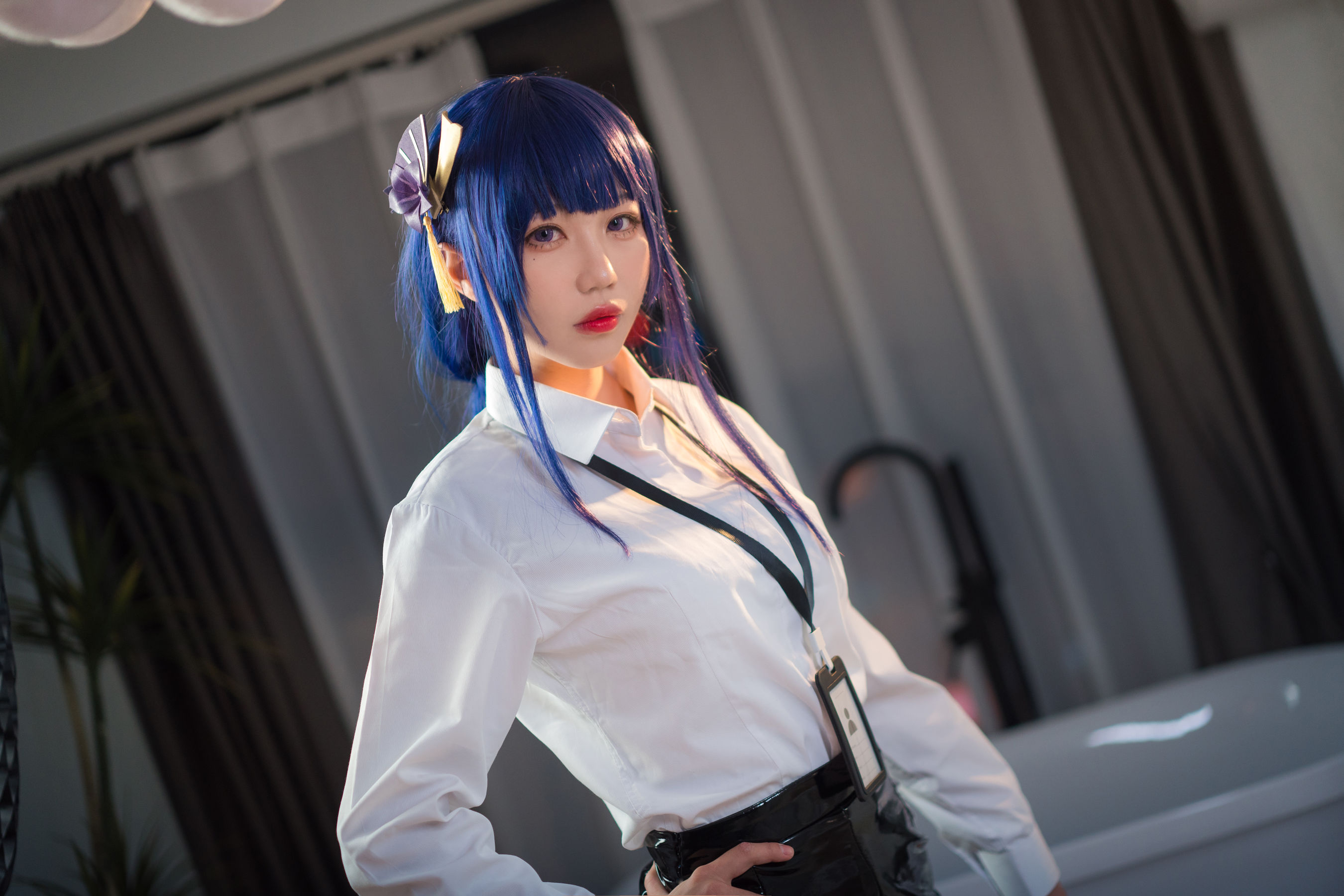 [福利COS] 无影喵喵 - OL雷电将军