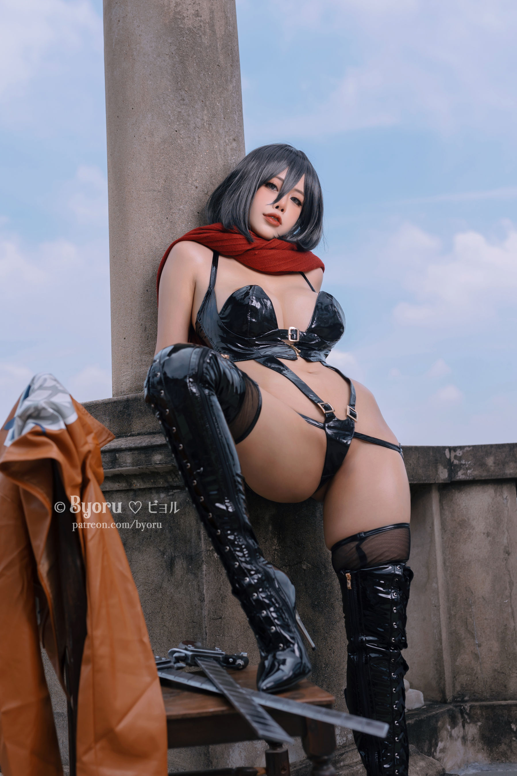 [福利COS] 日本性感萝莉Byoru - Mikasa