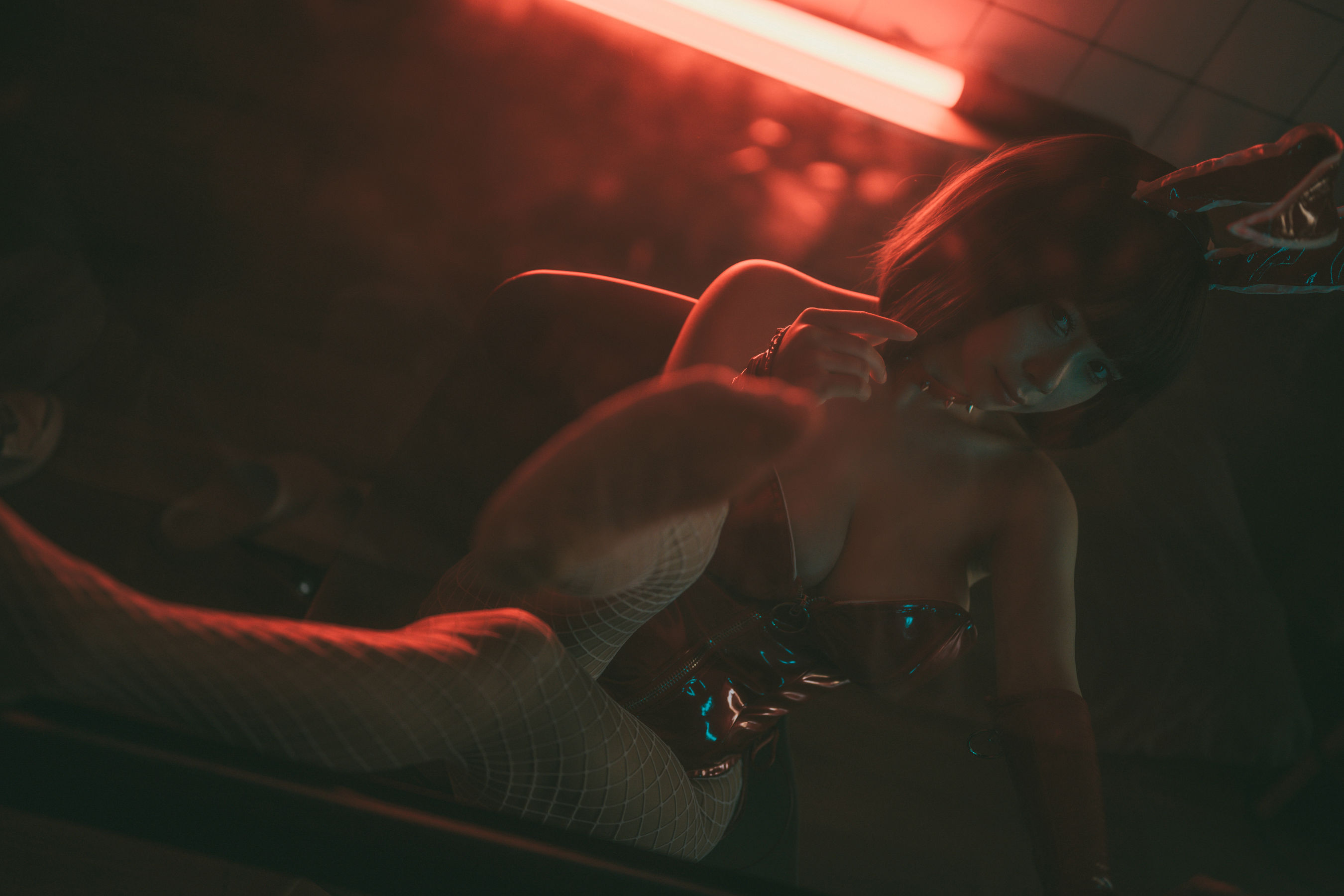 [福利COS] 末夜787 - 红色兔女郎