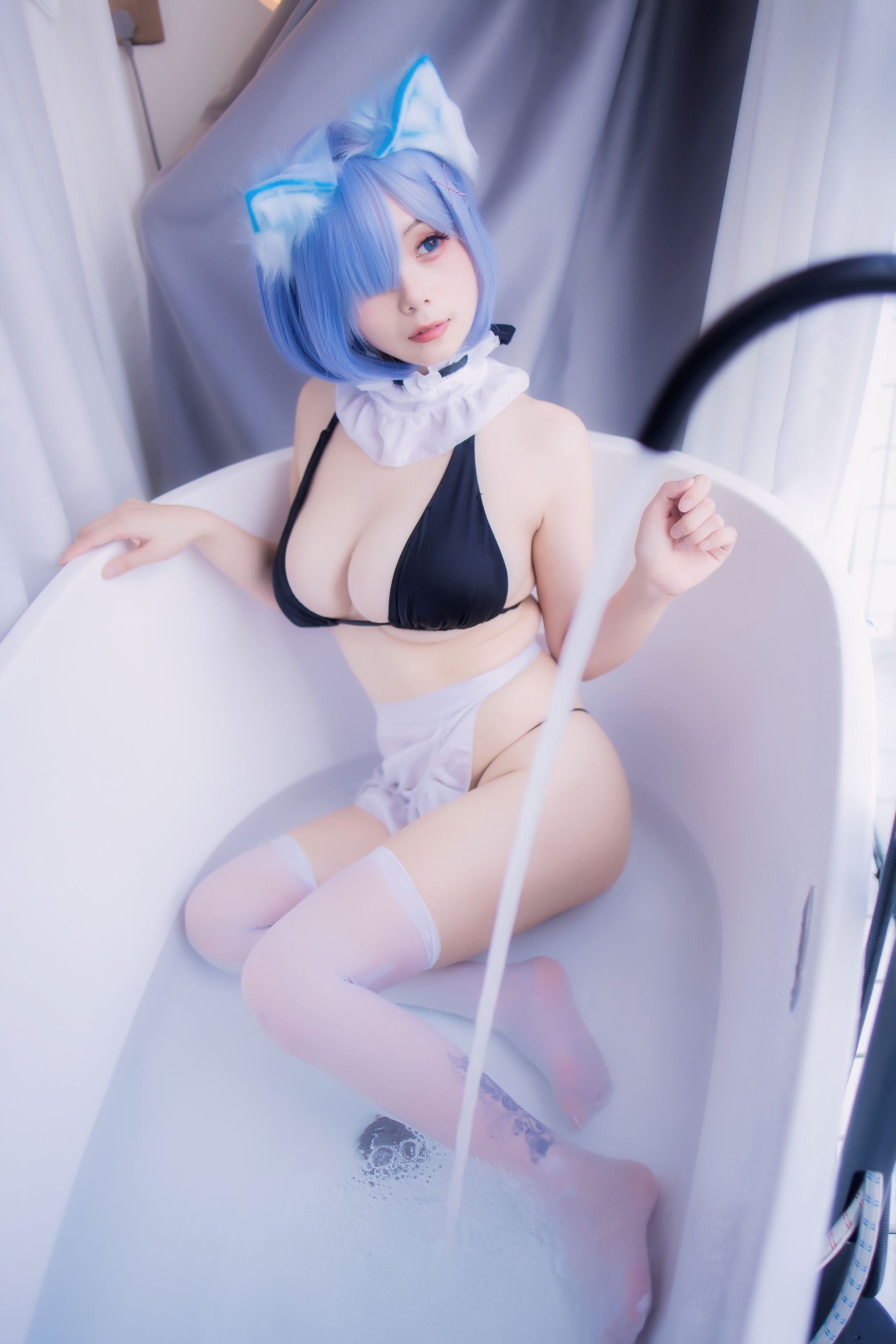 [福利COS] 末夜787 - 蕾姆女仆泳装