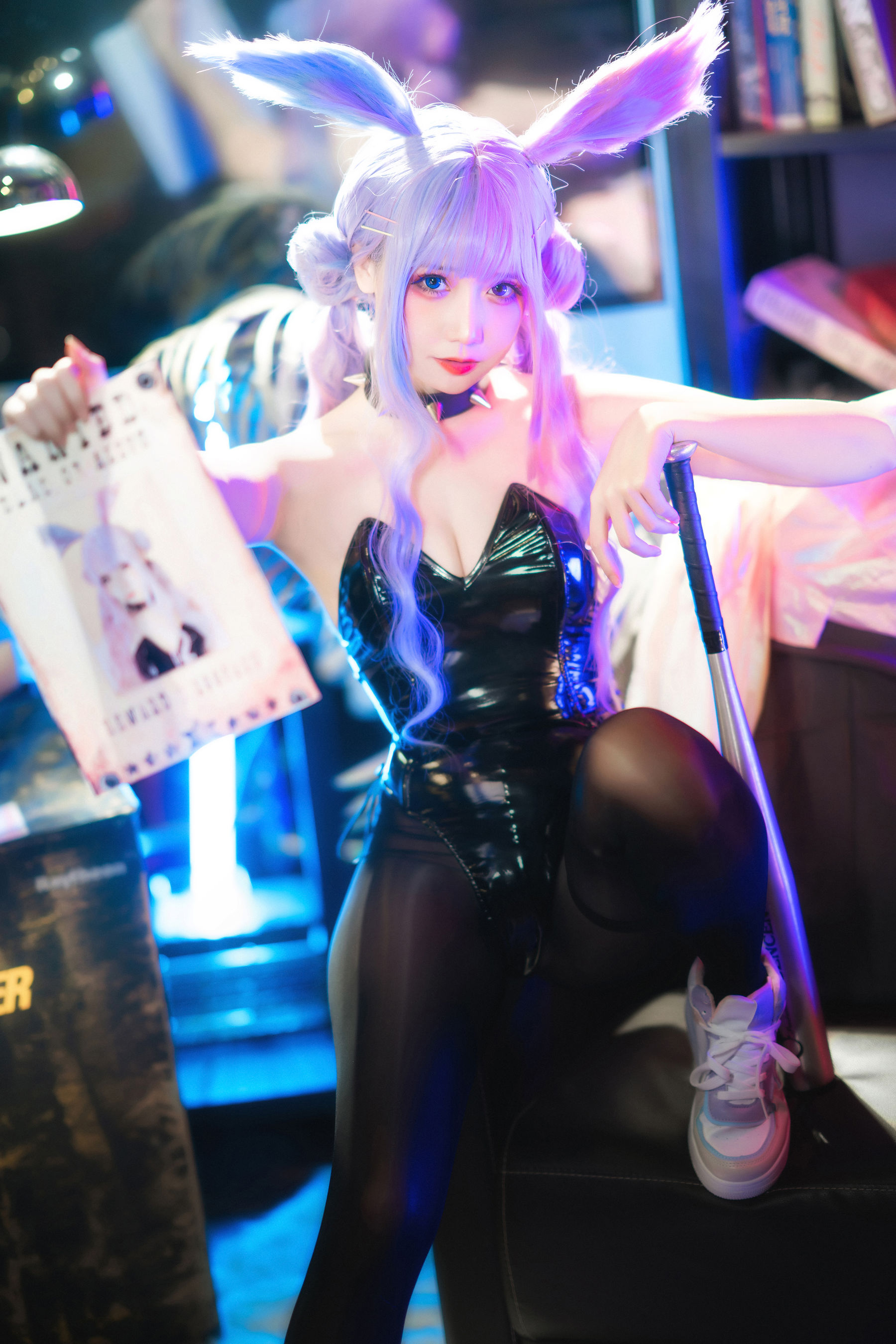 [福利COS] 焖焖碳 - 麻辣兔头X异色兔