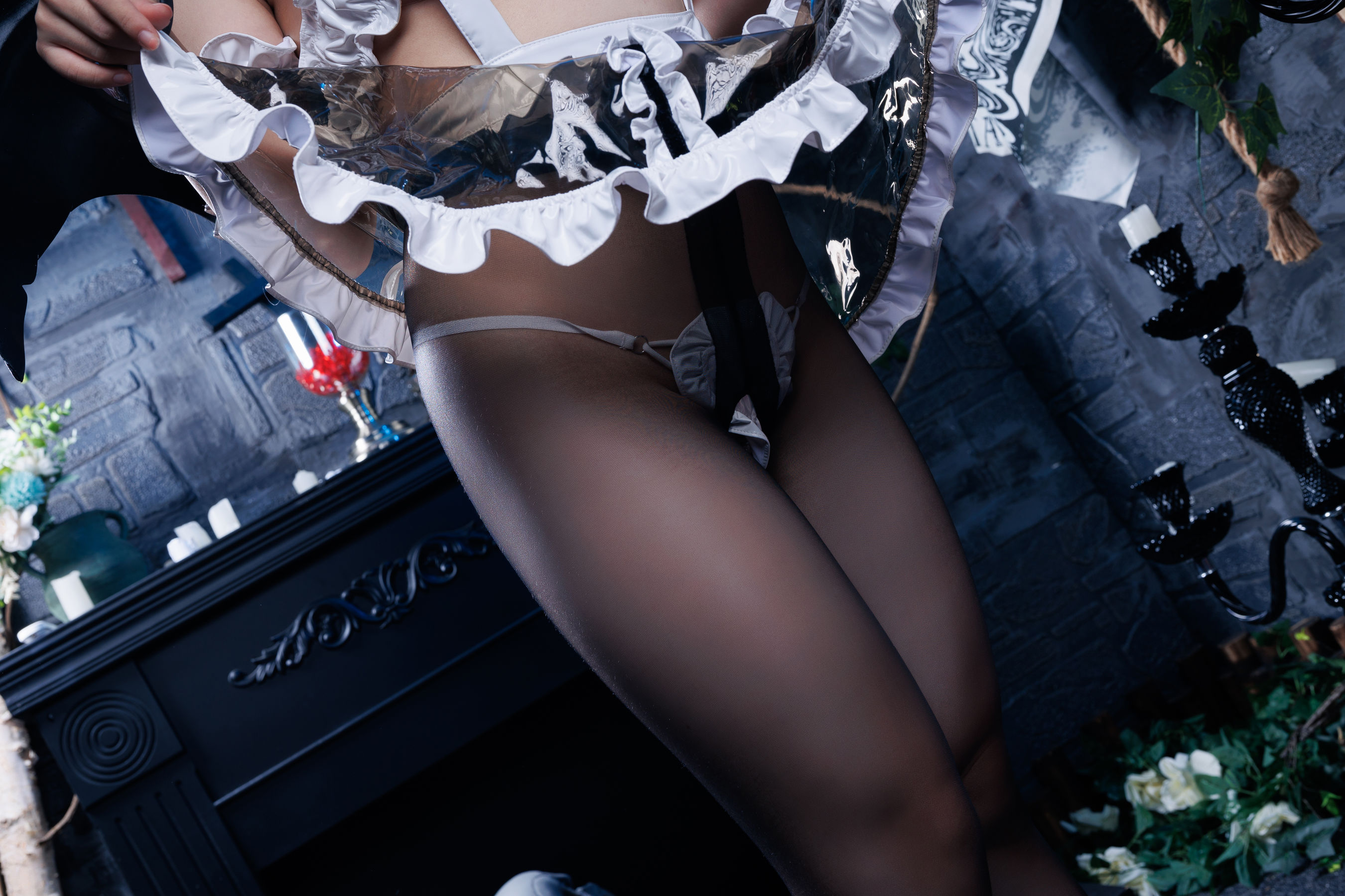 [福利COS] 胡桃猫Kurumineko - 女仆吸血姬