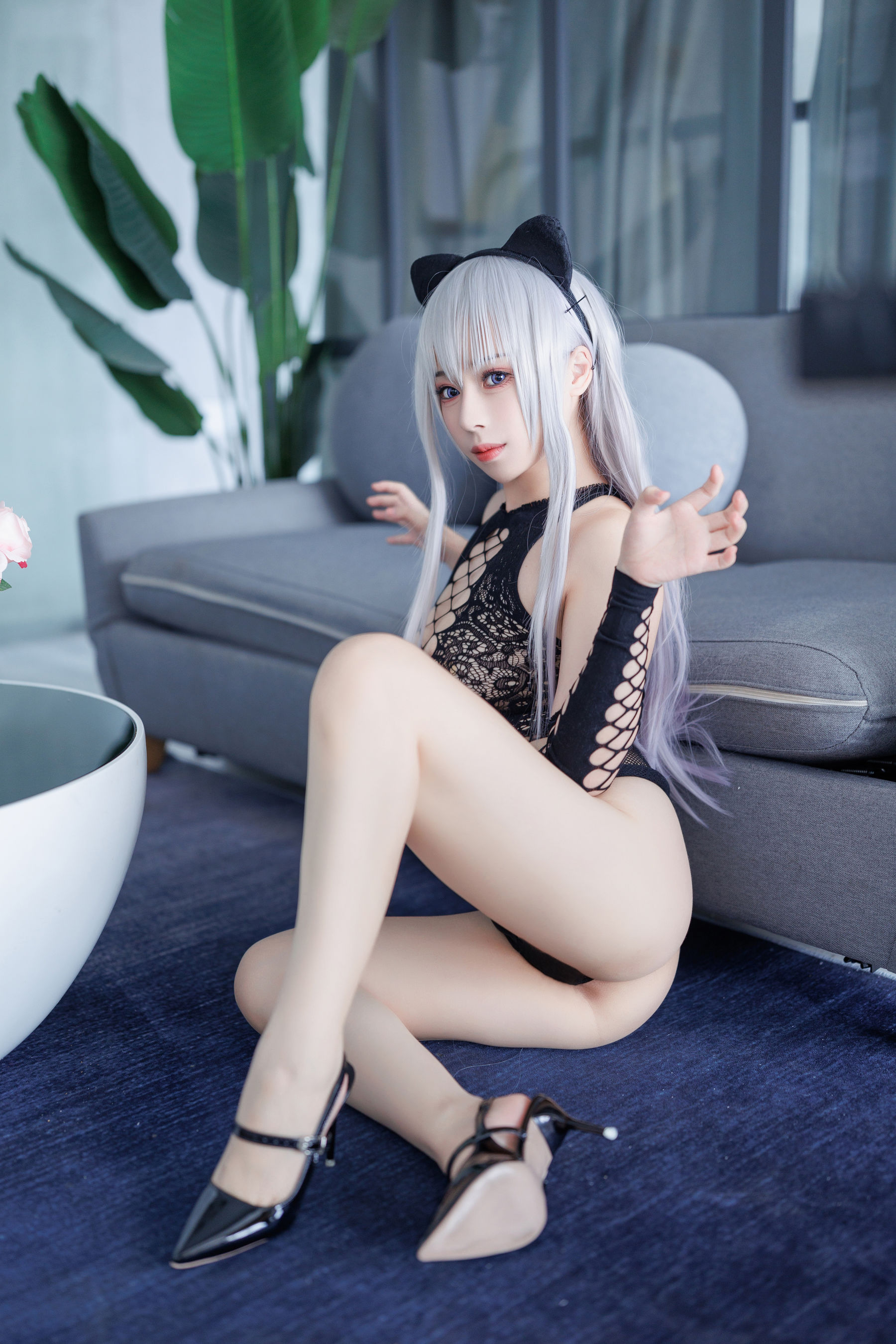 [福利COS] 胡桃猫Kurumineko - 魅惑猫娘