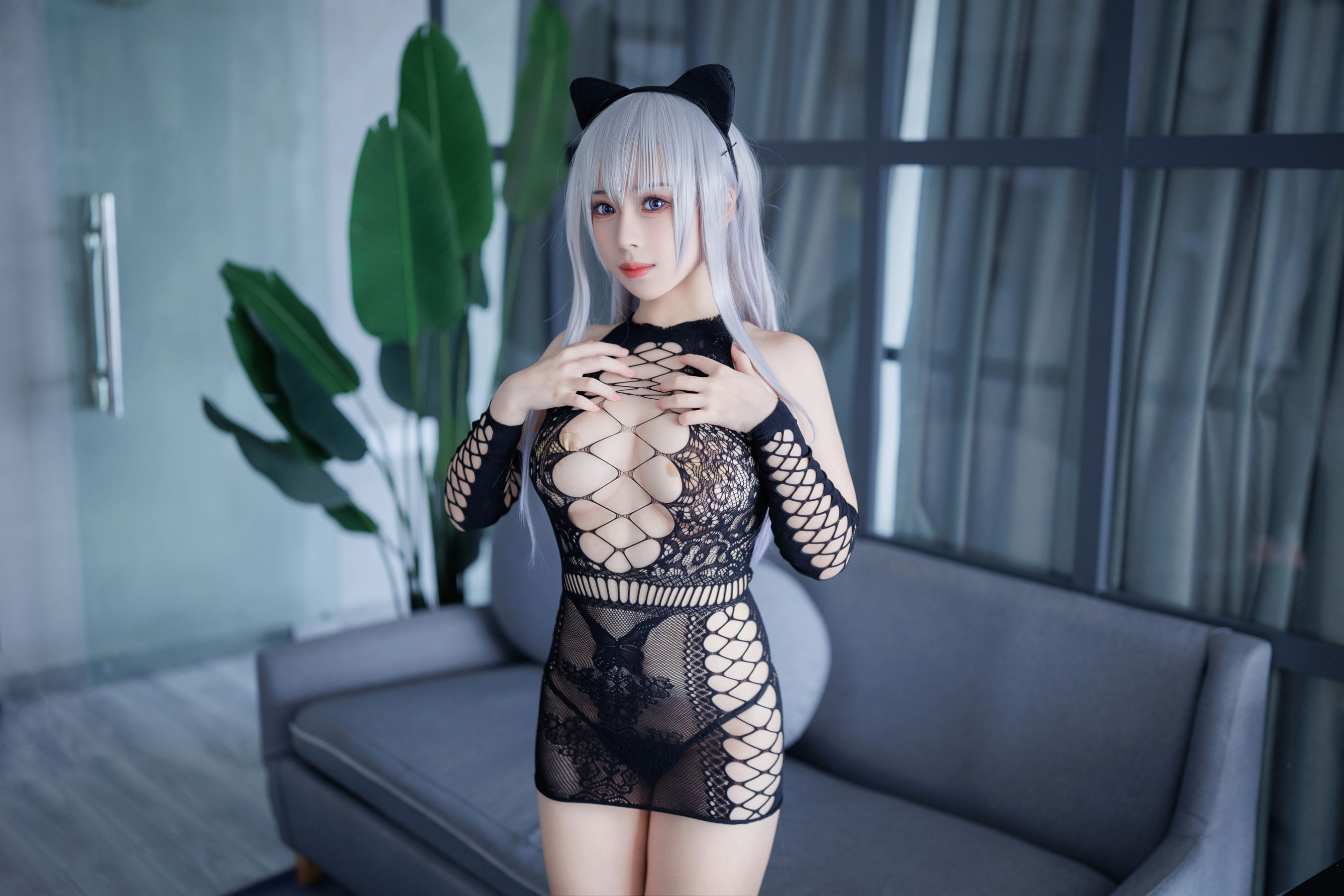 [福利COS] 胡桃猫Kurumineko - 魅惑猫娘