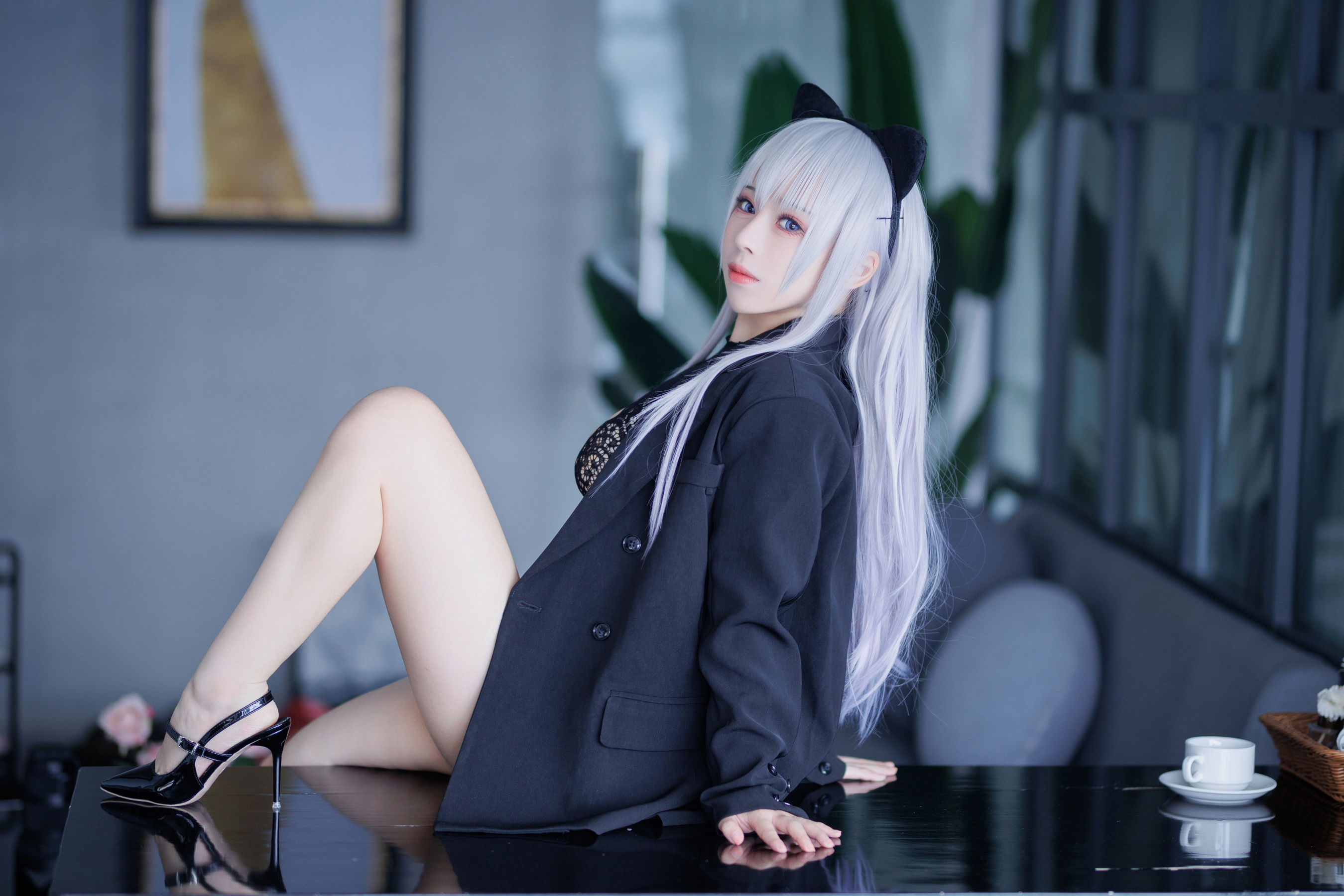 [福利COS] 胡桃猫Kurumineko - 魅惑猫娘