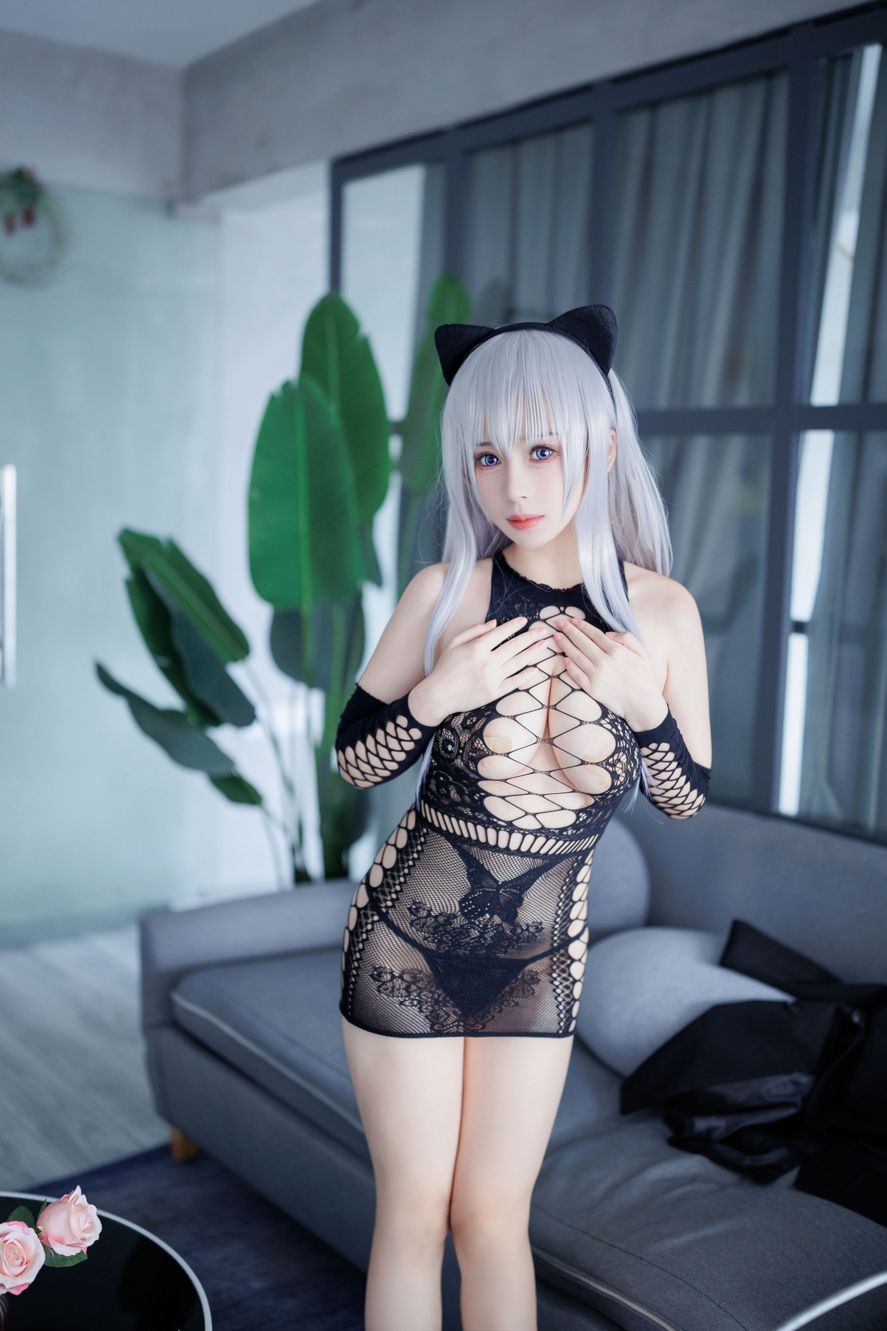 [福利COS] 胡桃猫Kurumineko - 魅惑猫娘