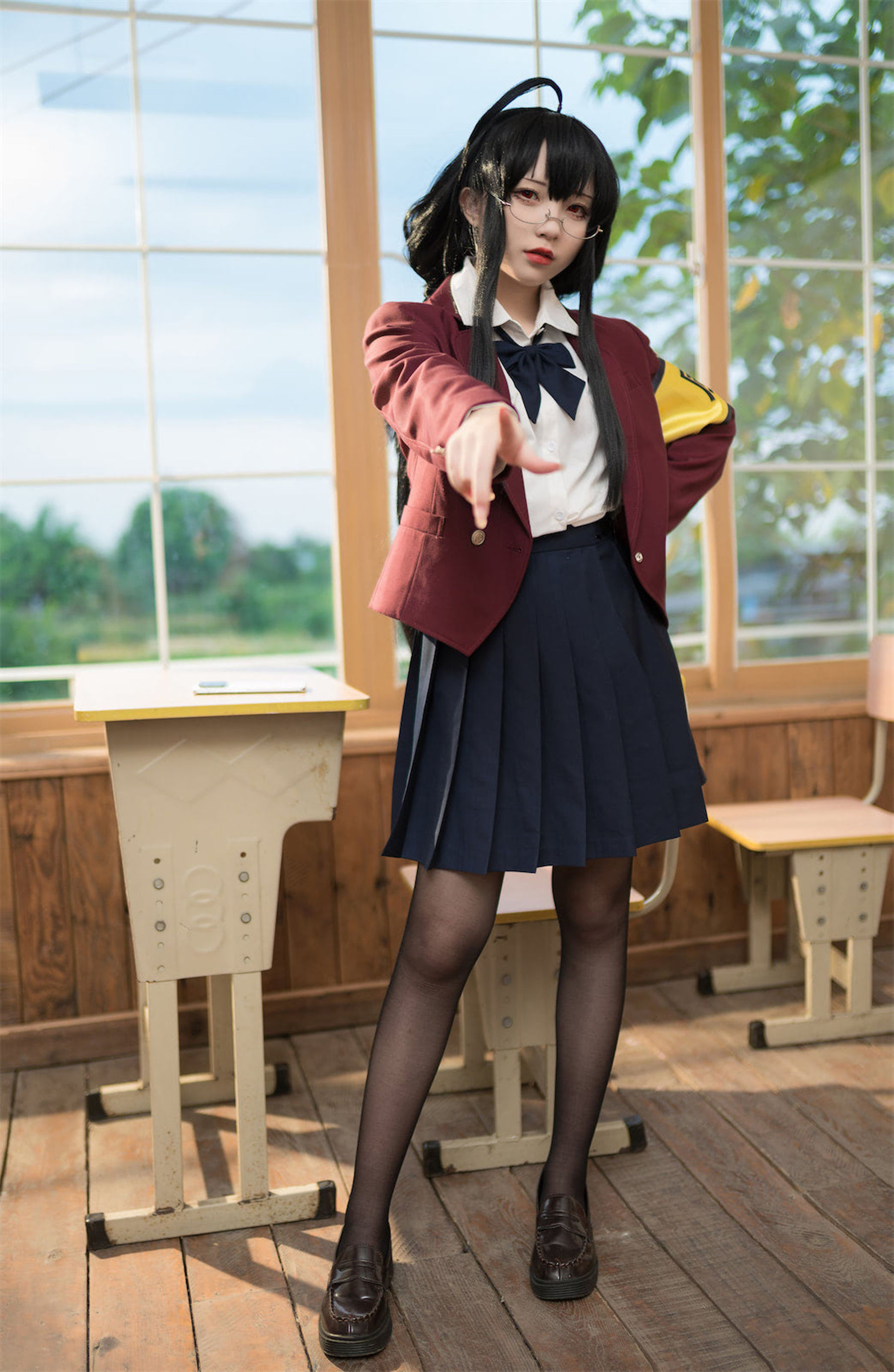 [福利COS] 花铃 - 大凤JK放学后风纪委员