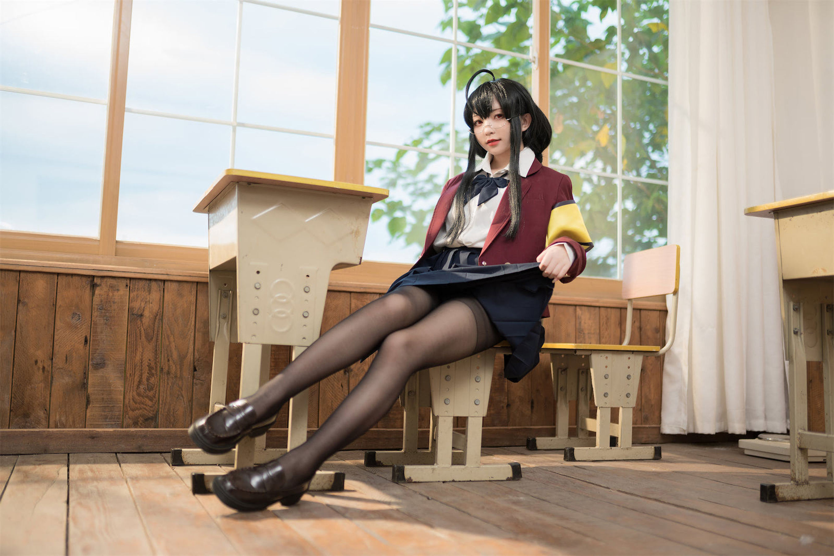 [福利COS] 花铃 - 大凤JK放学后风纪委员