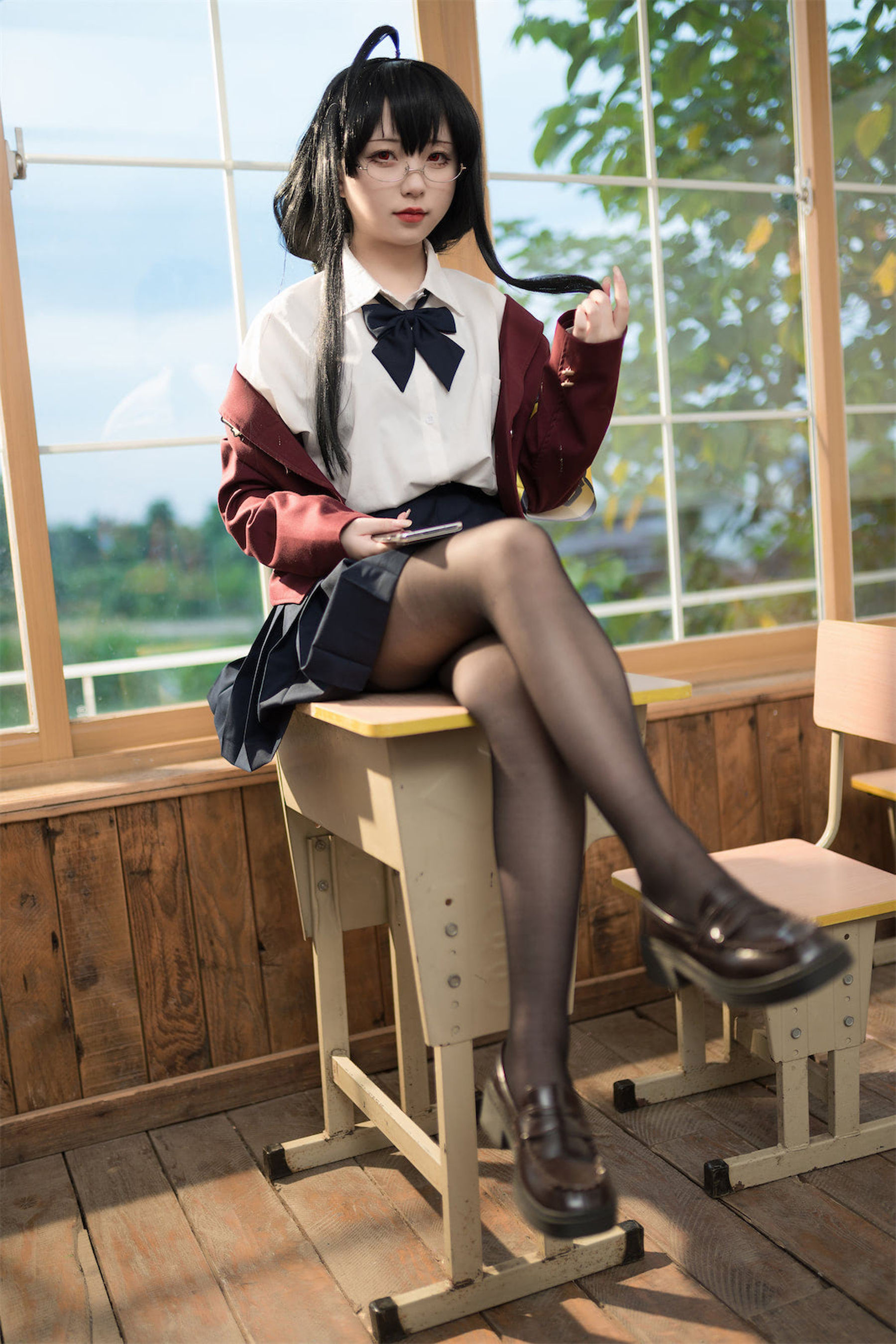 [福利COS] 花铃 - 大凤JK放学后风纪委员