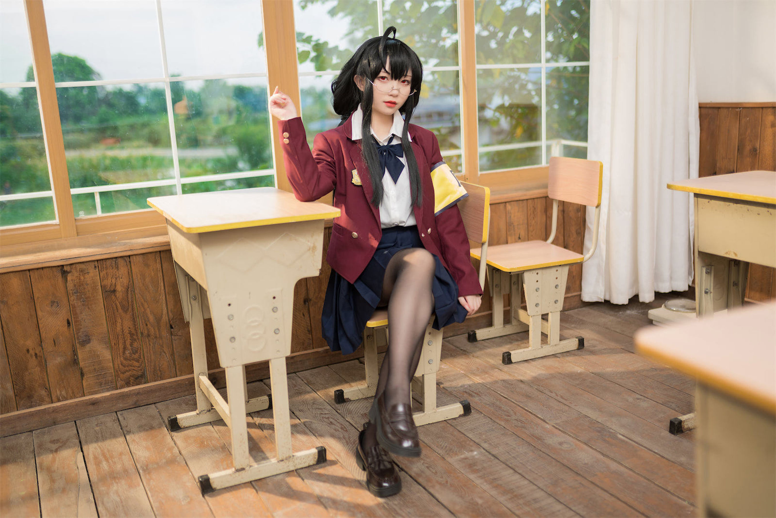 [福利COS] 花铃 - 大凤JK放学后风纪委员