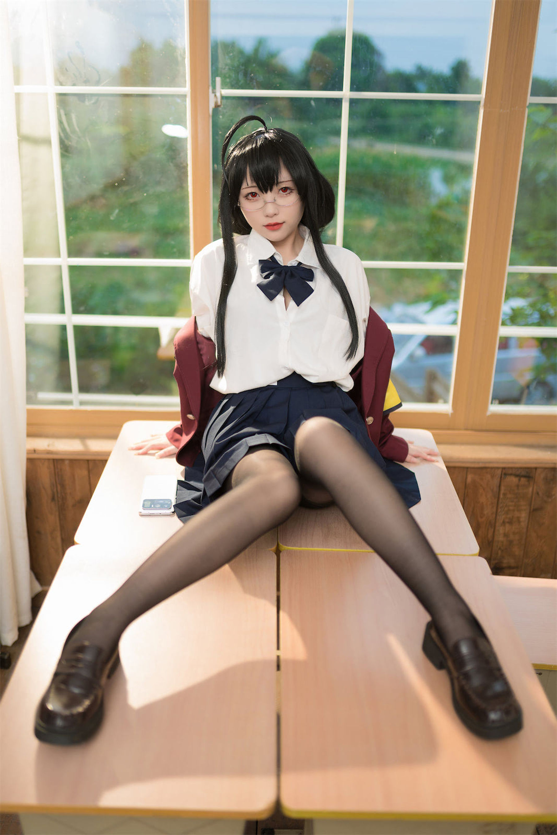 [福利COS] 花铃 - 大凤JK放学后风纪委员